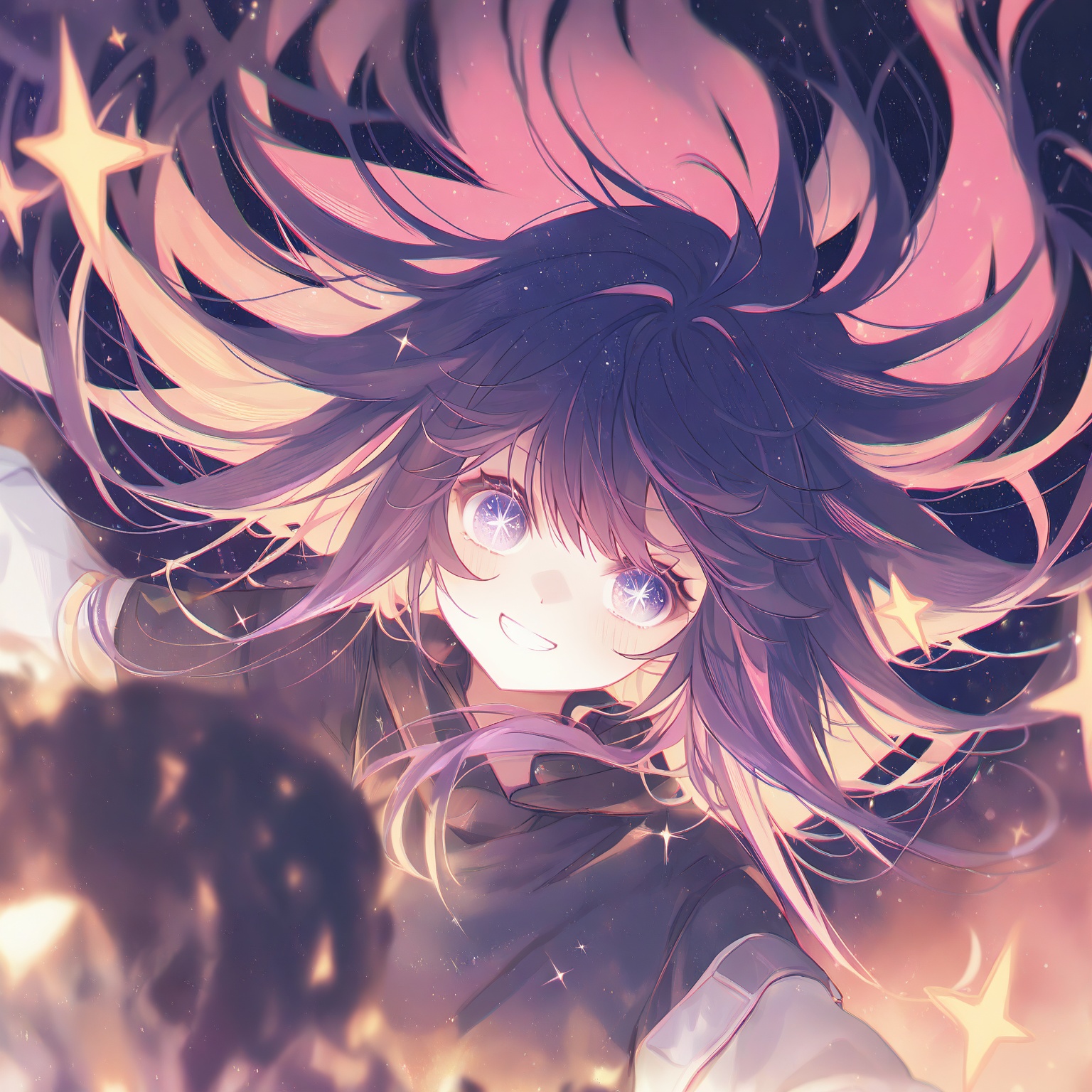 1girl,  smile,  fight on Tensor.Art
