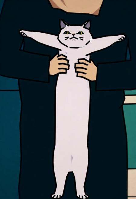 longcat \(meme\),  holding cat,  solo focus on Tensor.Art
