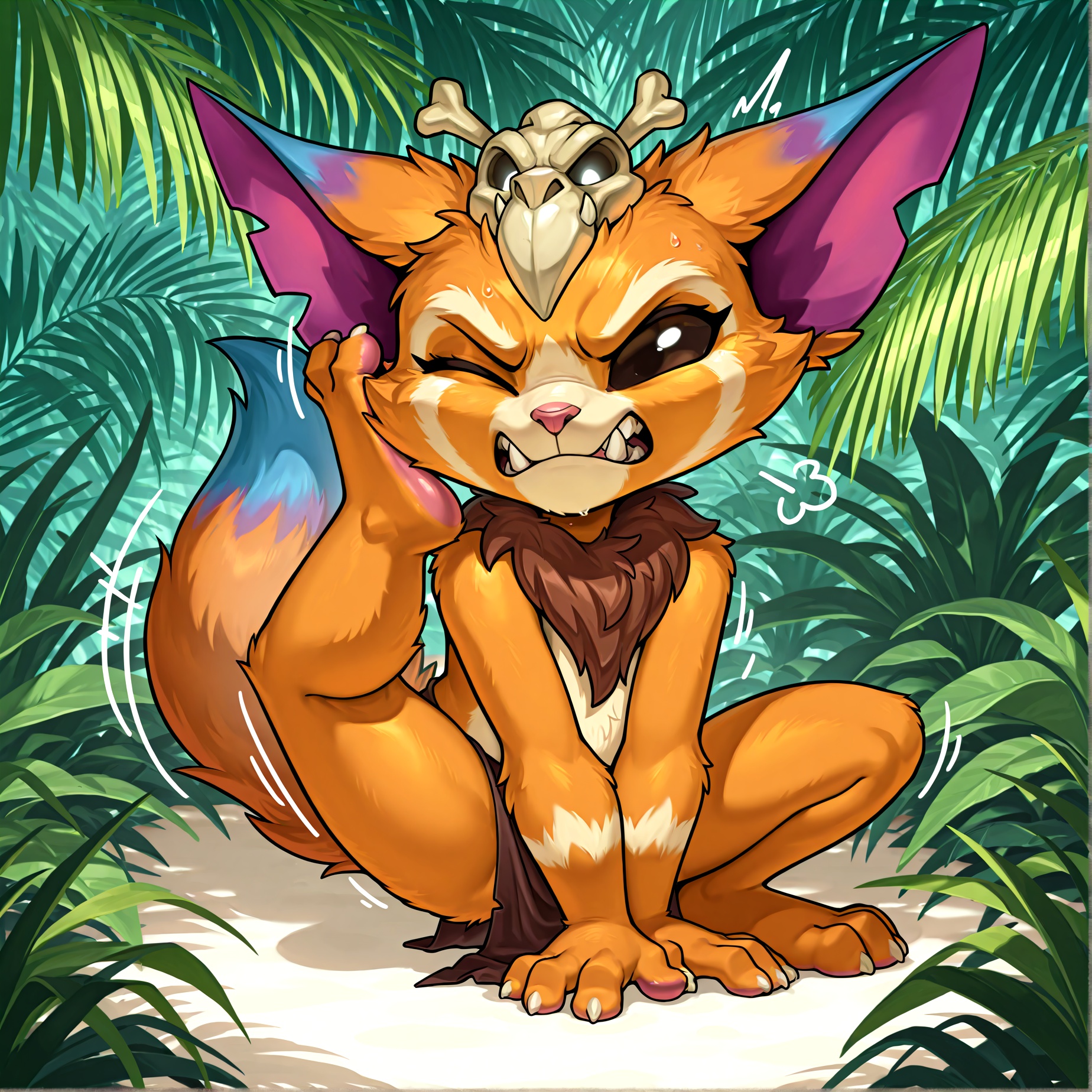 Gnar,  yordle,  orange body on Tensor.Art
