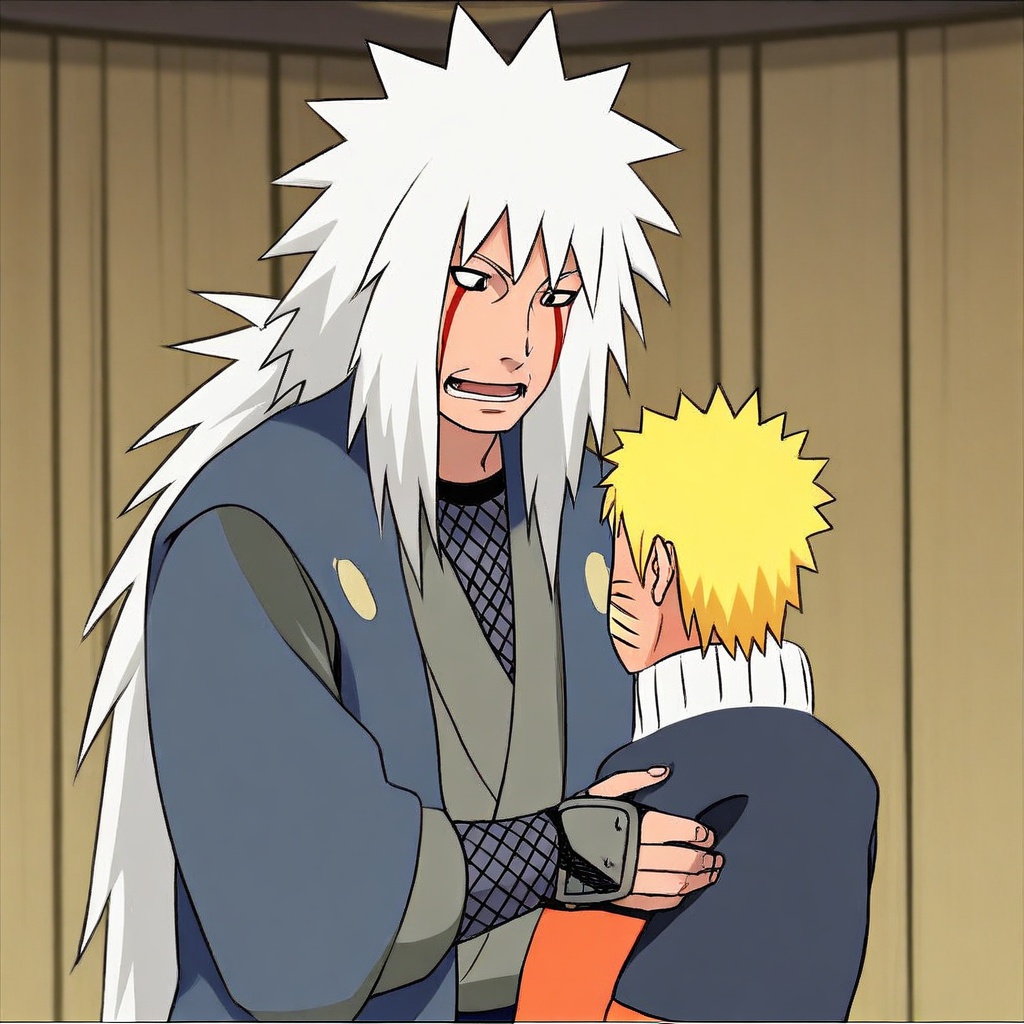 male focus,  jiraiya (naruto),  1boy on Tensor.Art