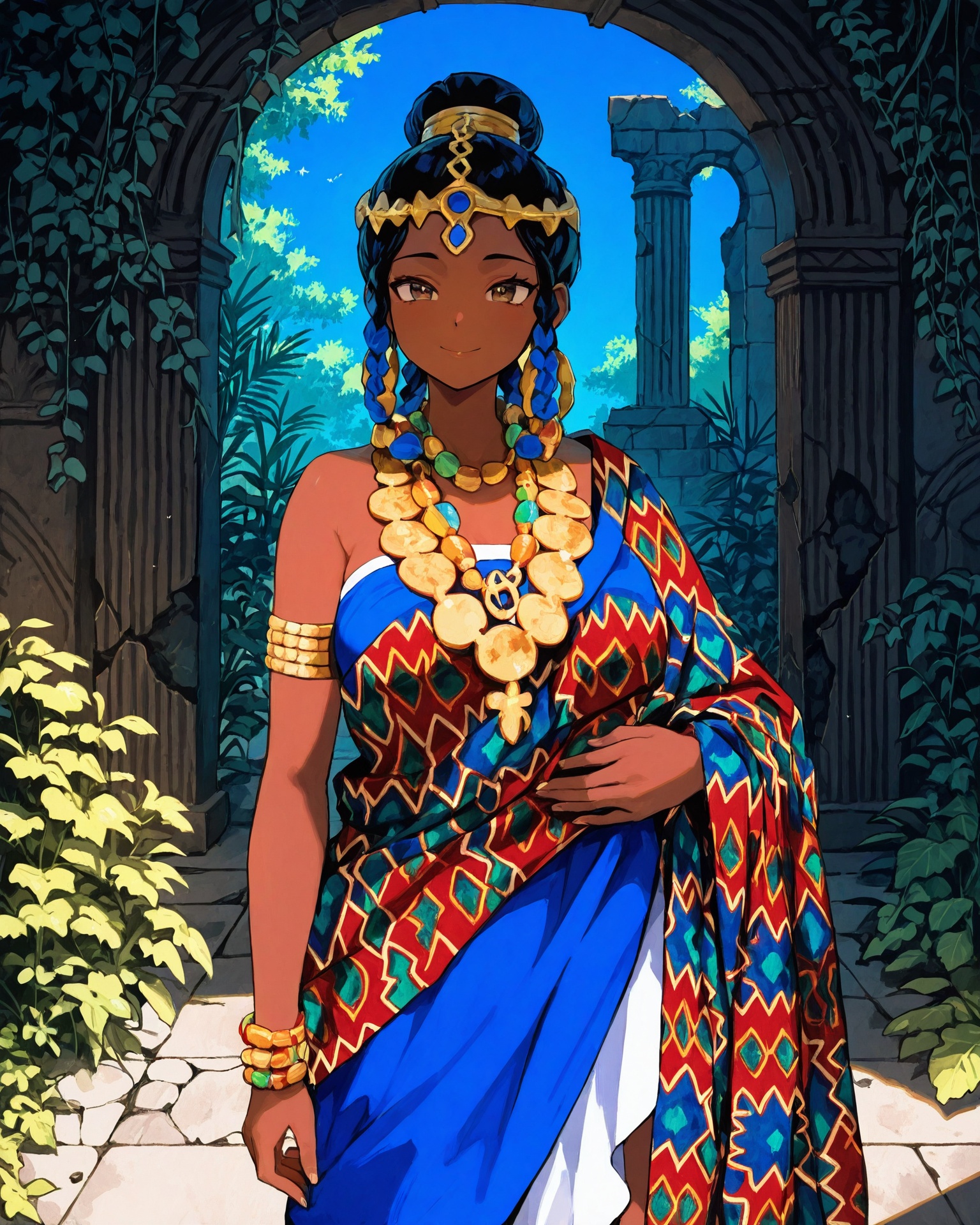 1girl,  black woman,  solo on Tensor.Art