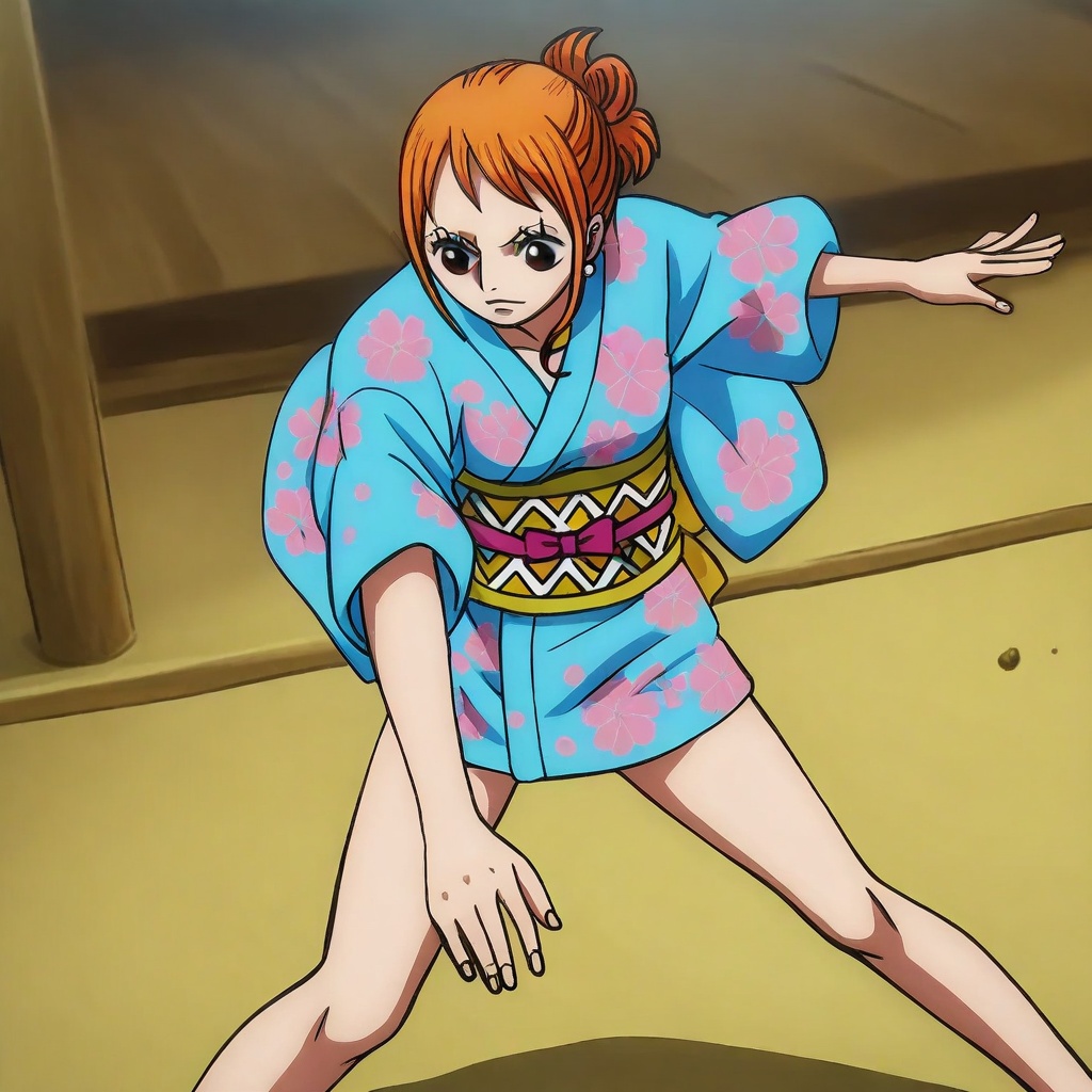 Nami,  standing,  1girl on Tensor.Art