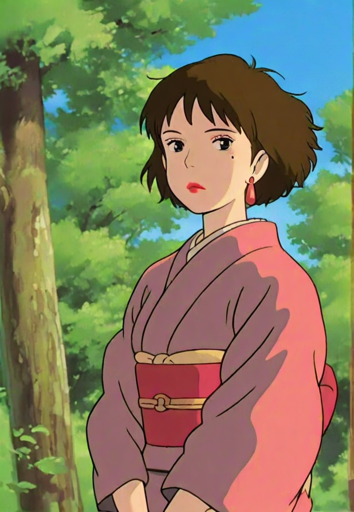 studio_ghibli,  1girl,  japanese clothes on Tensor.Art