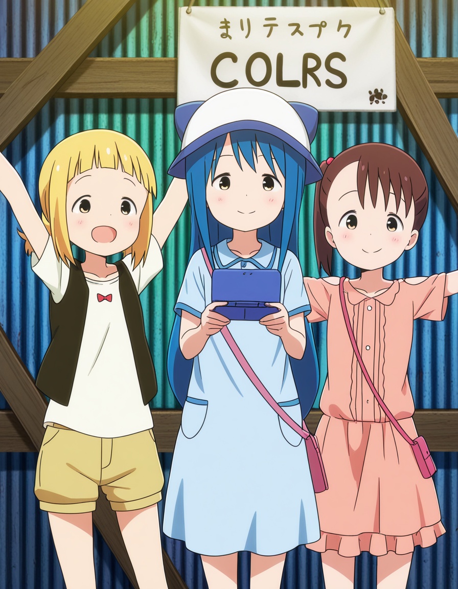 c0l0rs,  aoyama kotoha,  kise saki on Tensor.Art