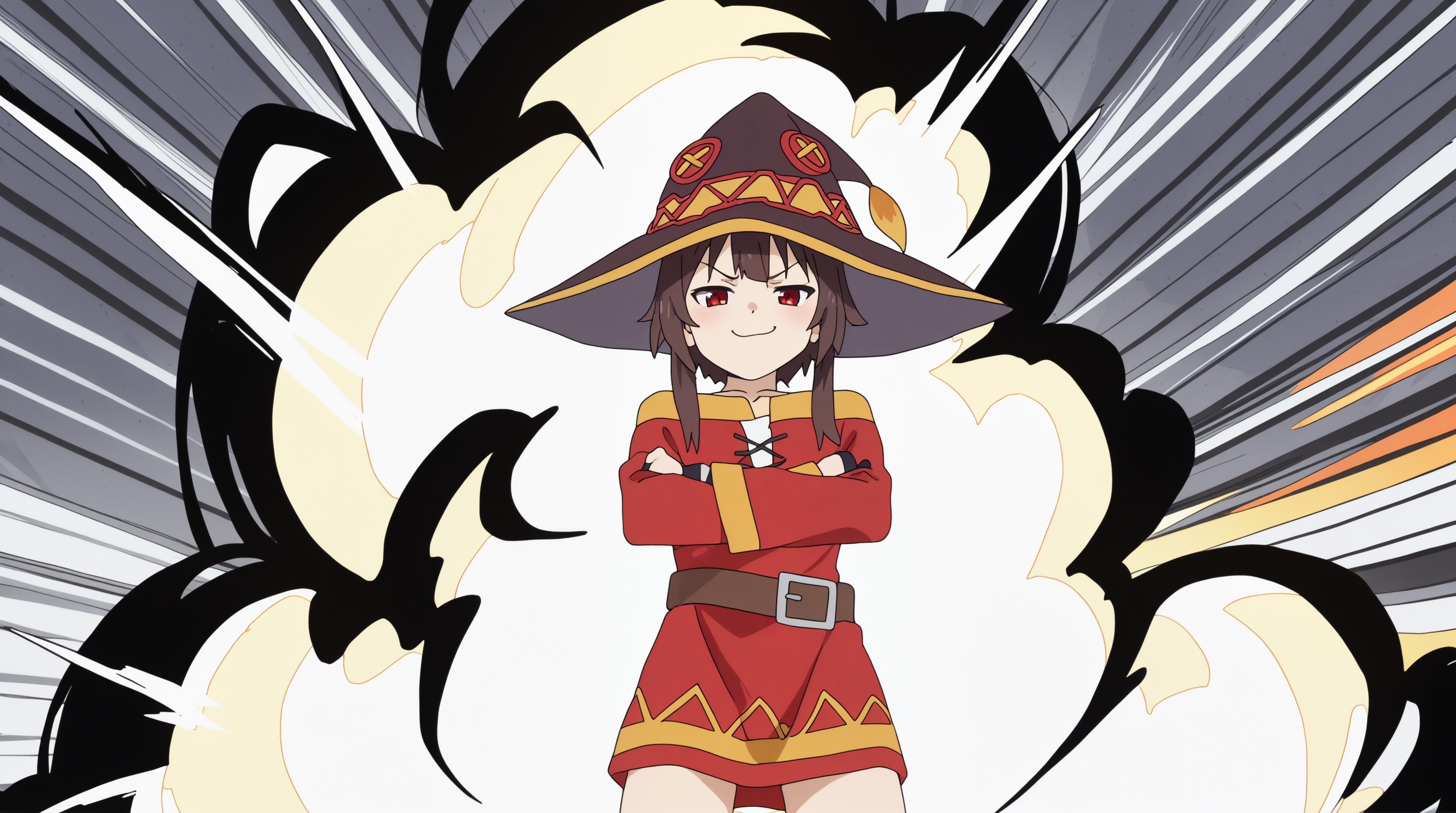 score_9,  nge artstyle,  ((arms folded)) on Tensor.Art