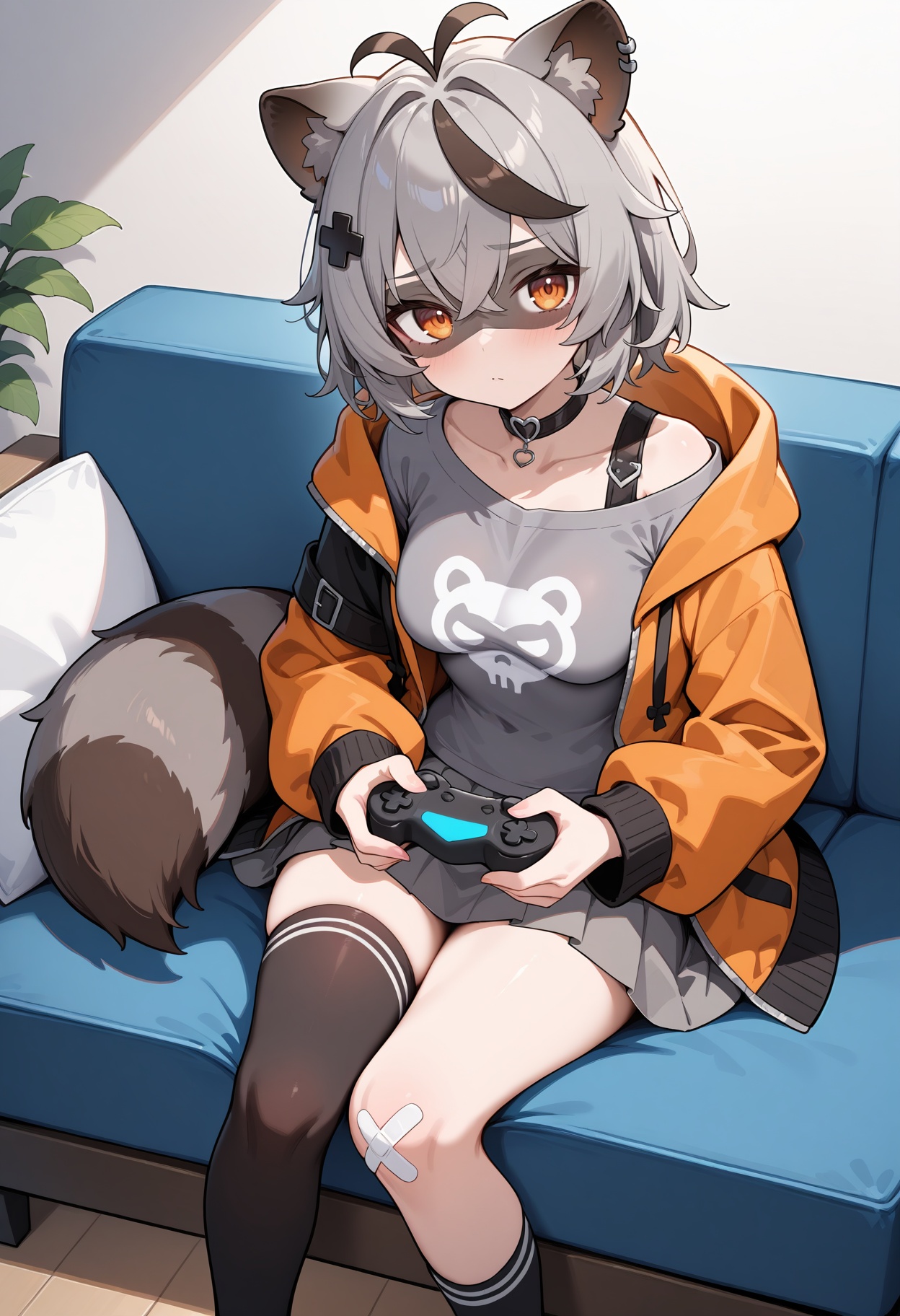 aasnf,  short hair,  multicolored hair on Tensor.Art