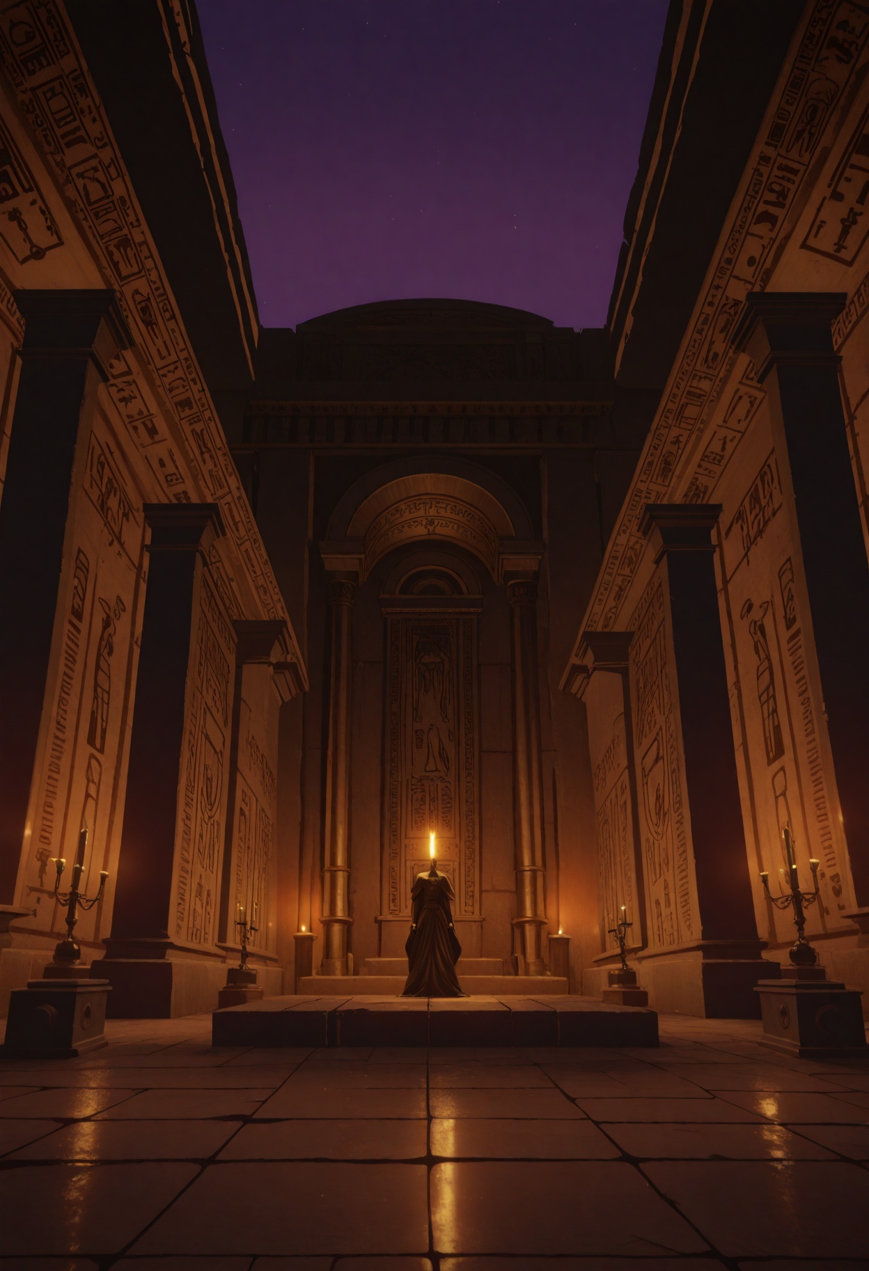 n0cturn3,  pillar,  scenery on Tensor.Art