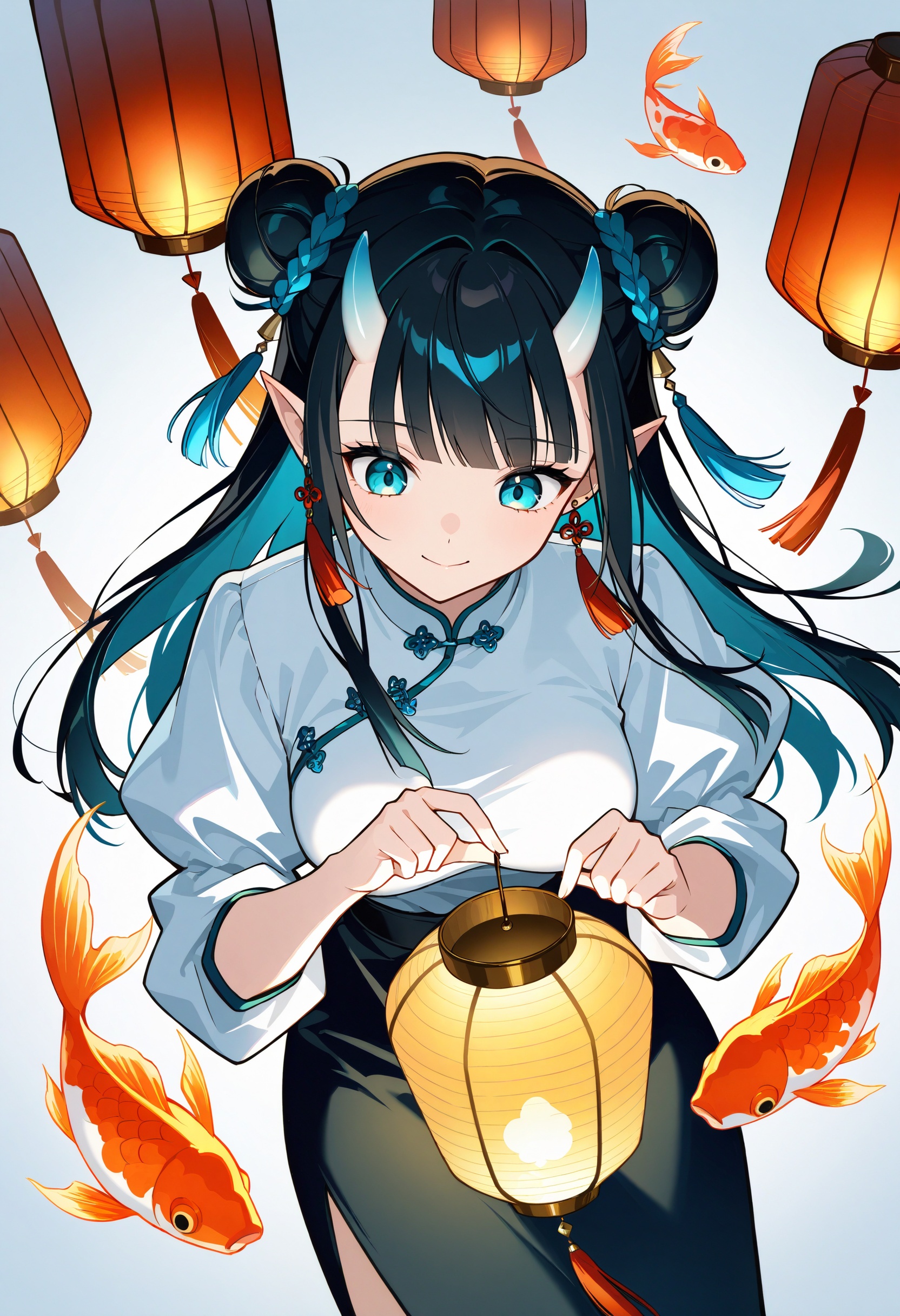 1girl,  solo,  long hair on Tensor.Art