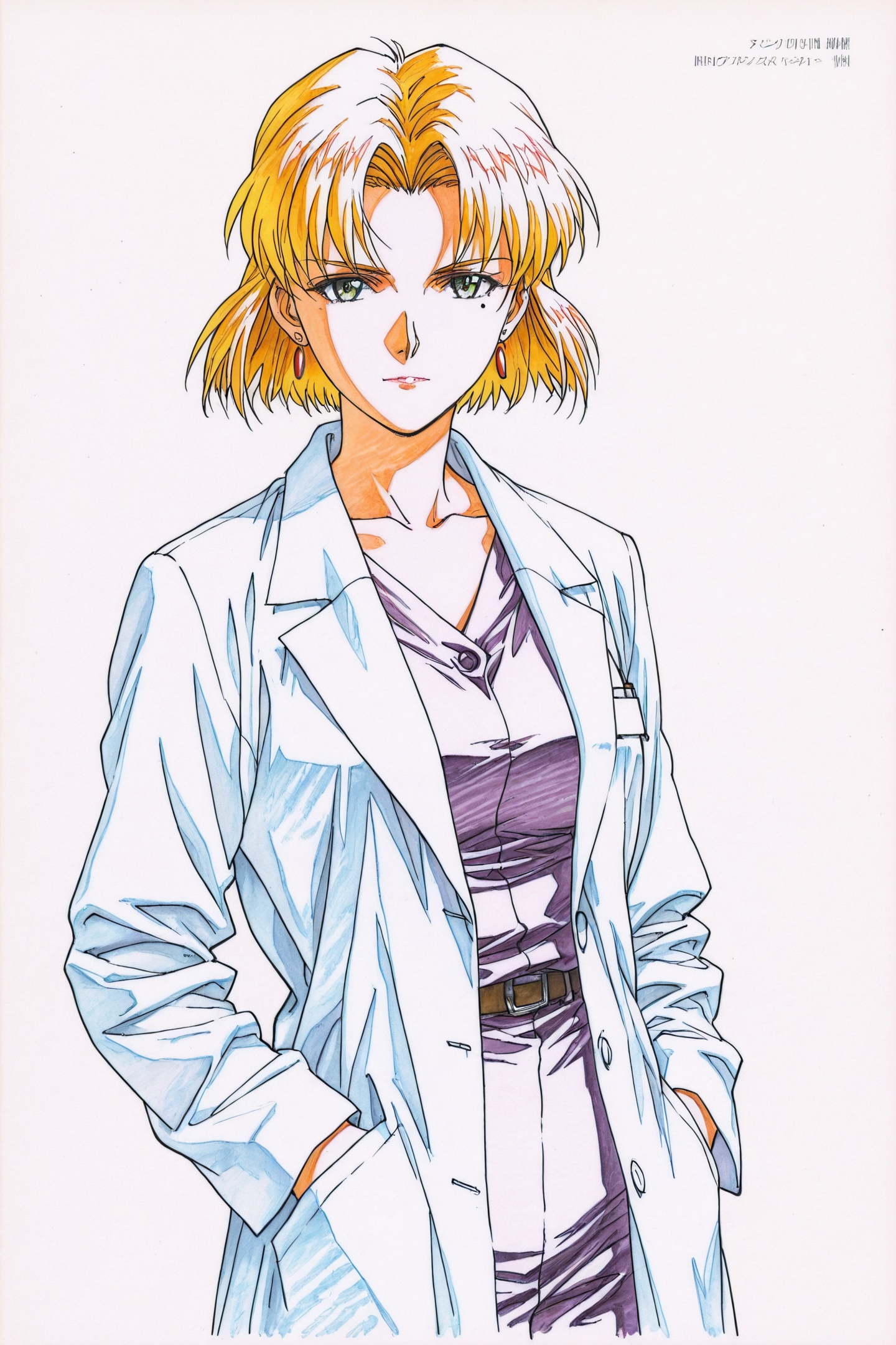Colorful Line Art,  Akagi Ritsuko,  1girl on Tensor.Art