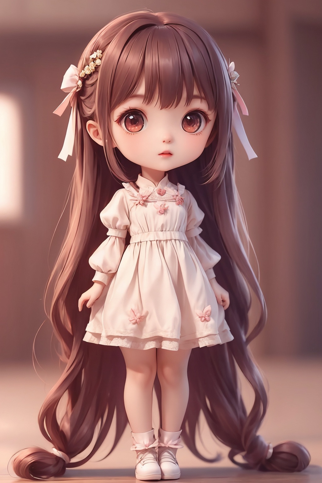 1girl,long hair,standing,dress,