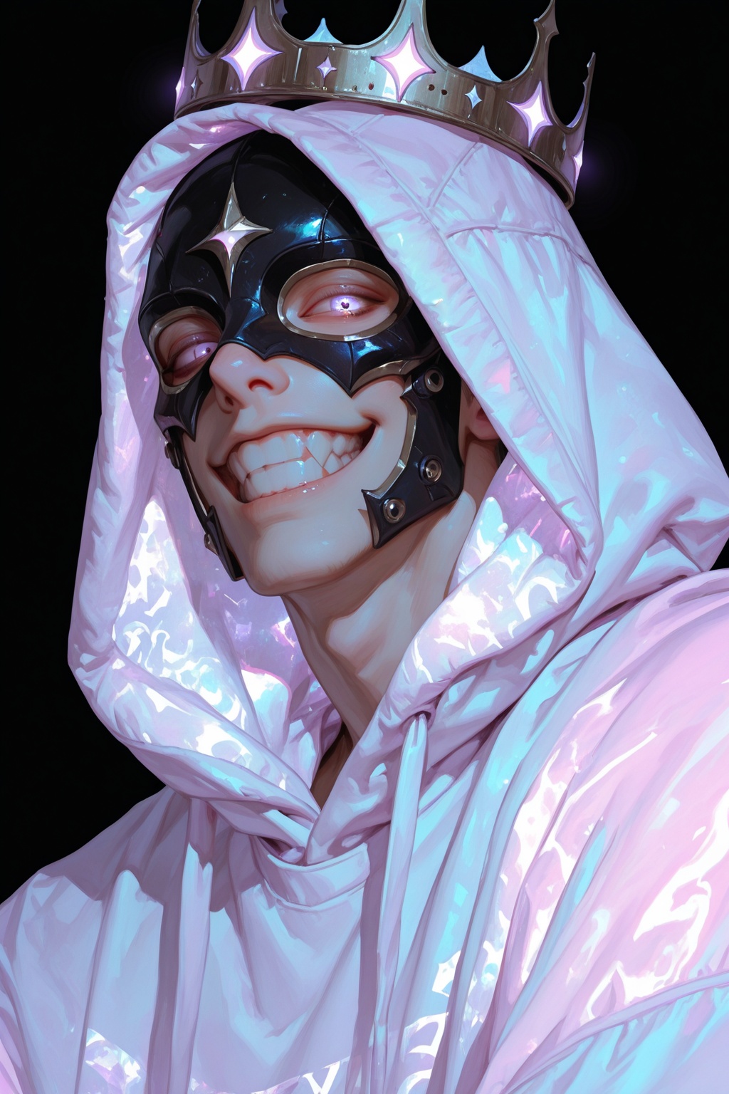 crown,  1boy,  hood on Tensor.Art