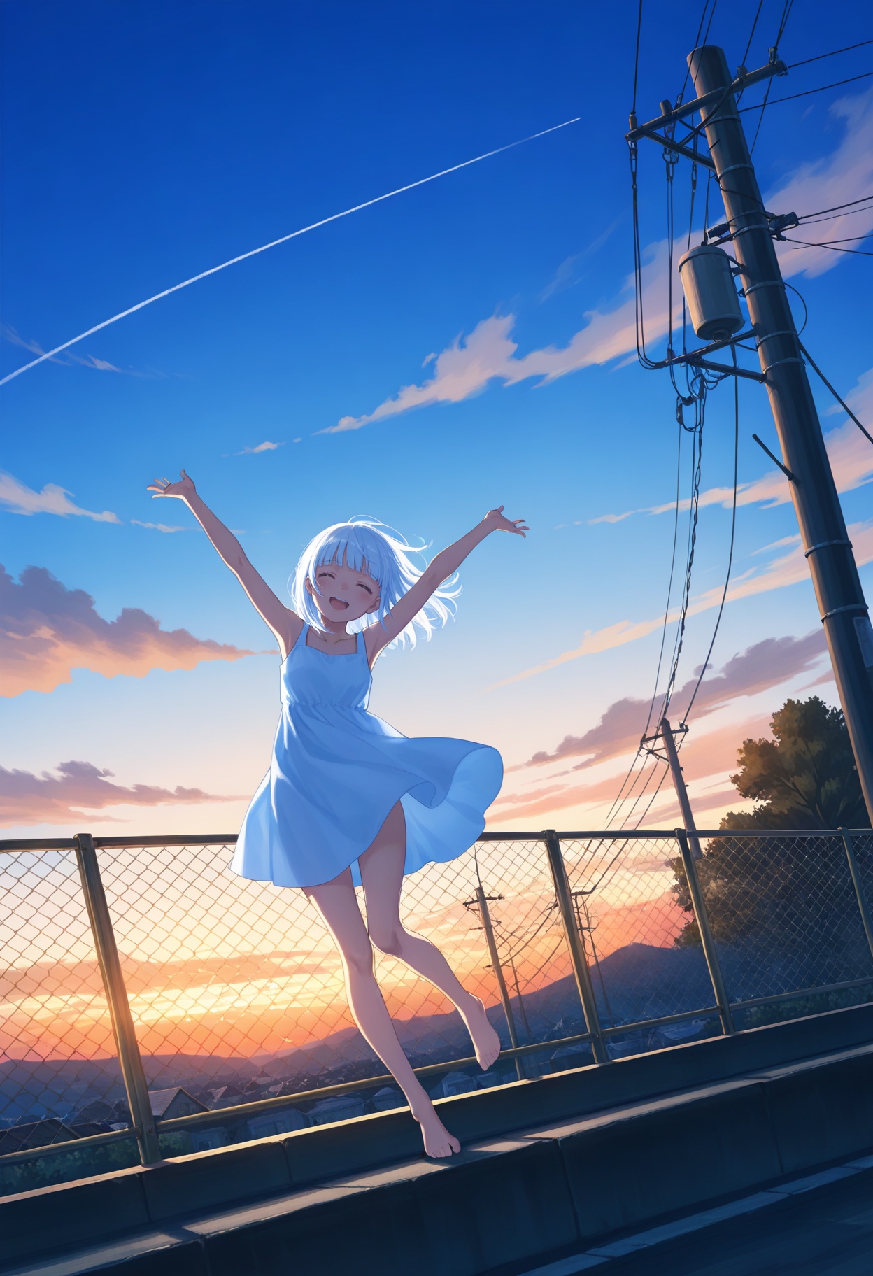 1girl,  original,  arms up on Tensor.Art