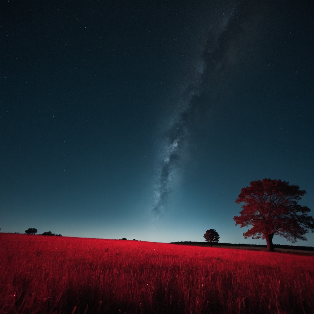 surreal scifi theme,  Landscape of an unknown planet,  Night on Tensor.Art