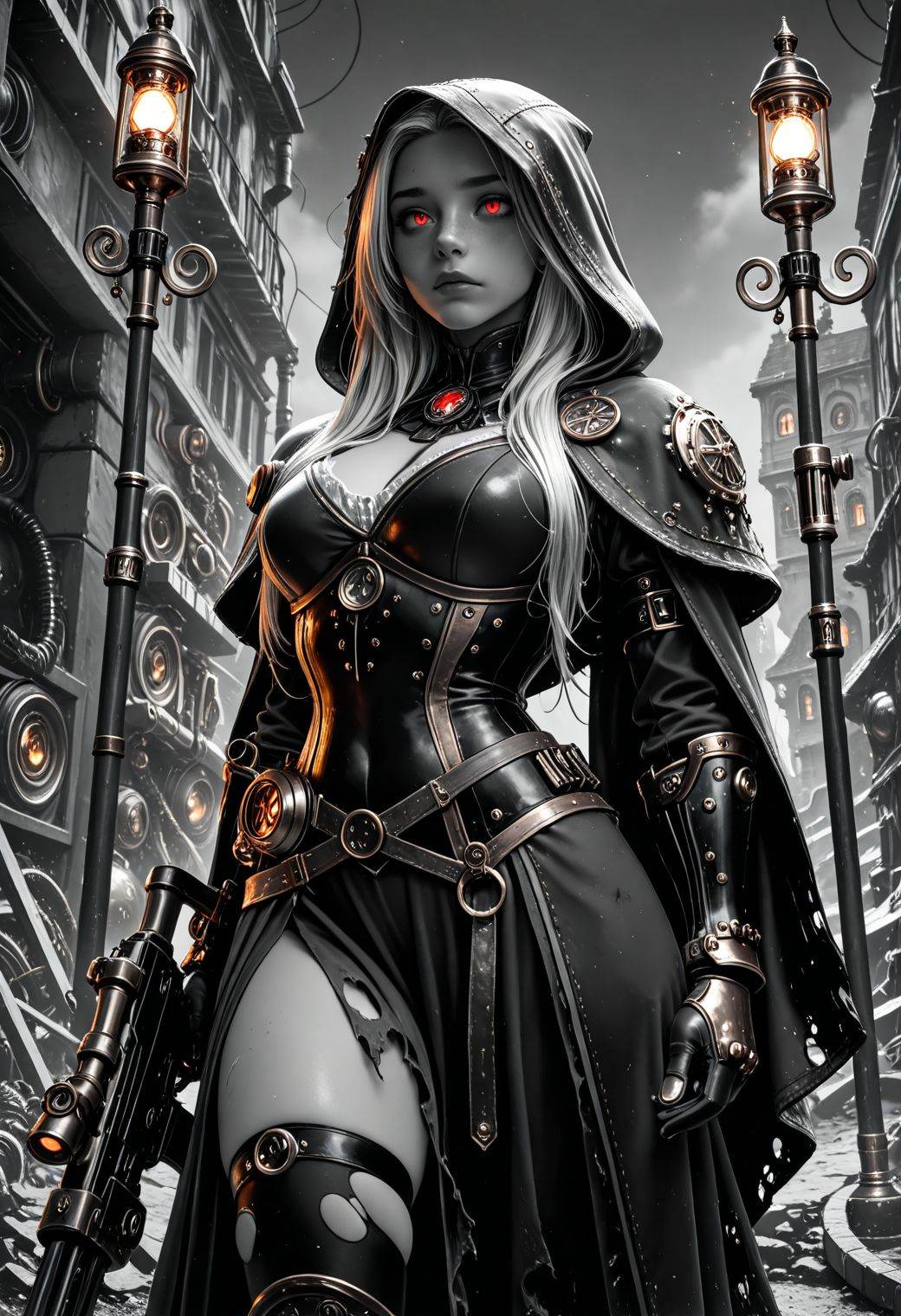 SmoothNoob_Quality,  steampunk,  thick lineart on Tensor.Art