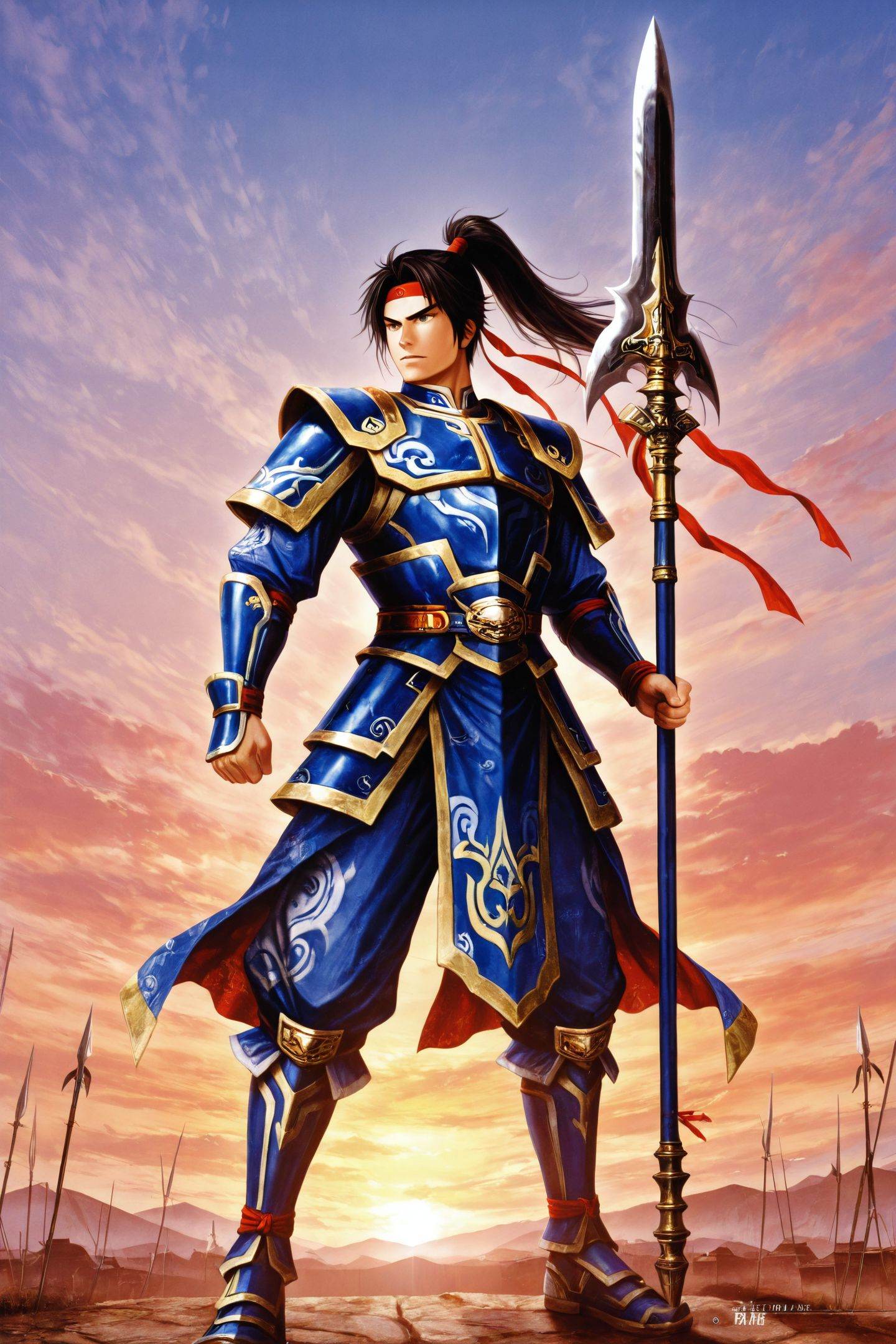 1boy,  weapon,  male focus on Tensor.Art