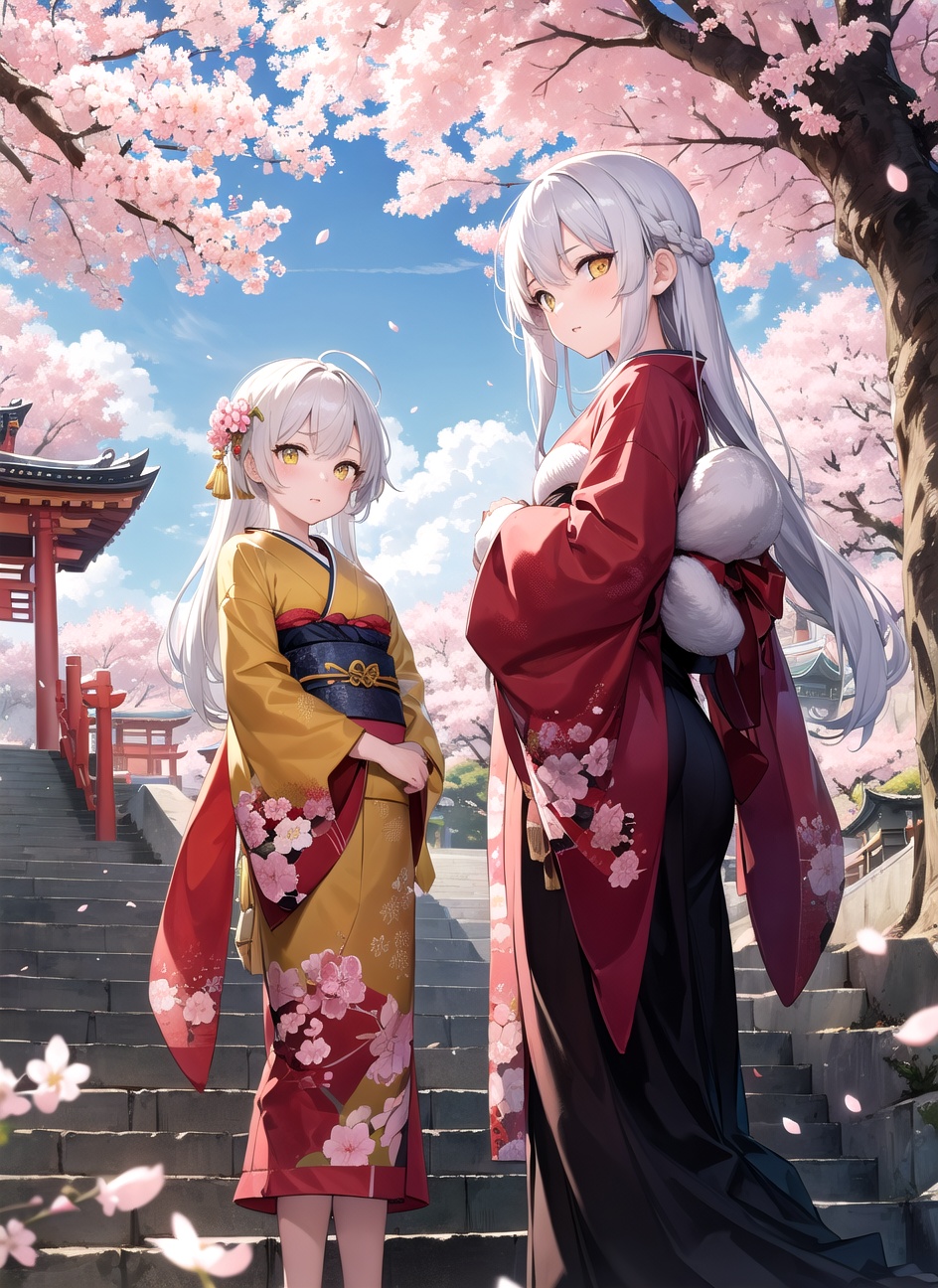 masterpiece,  best quality,  2girls on Tensor.Art