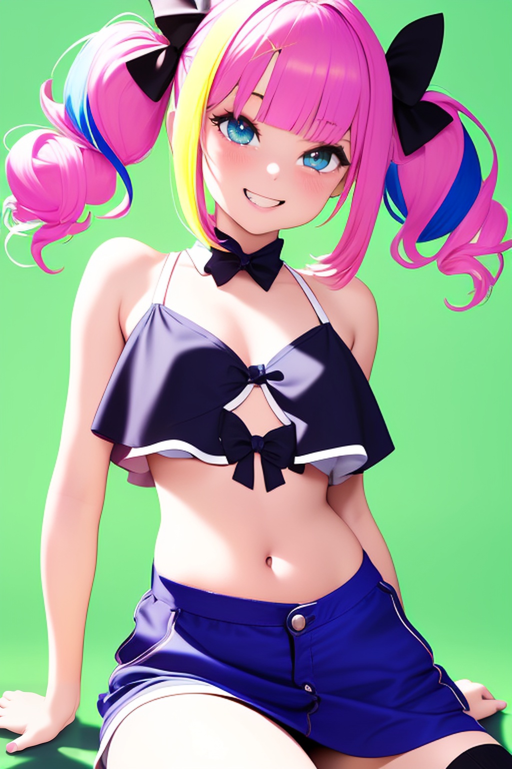 kikirara vivi,  1girl,  black bow on Tensor.Art