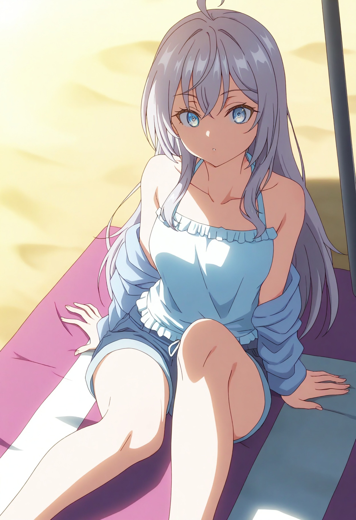 sysdeep_alisa,  silver hair,  blue eyes on Tensor.Art
