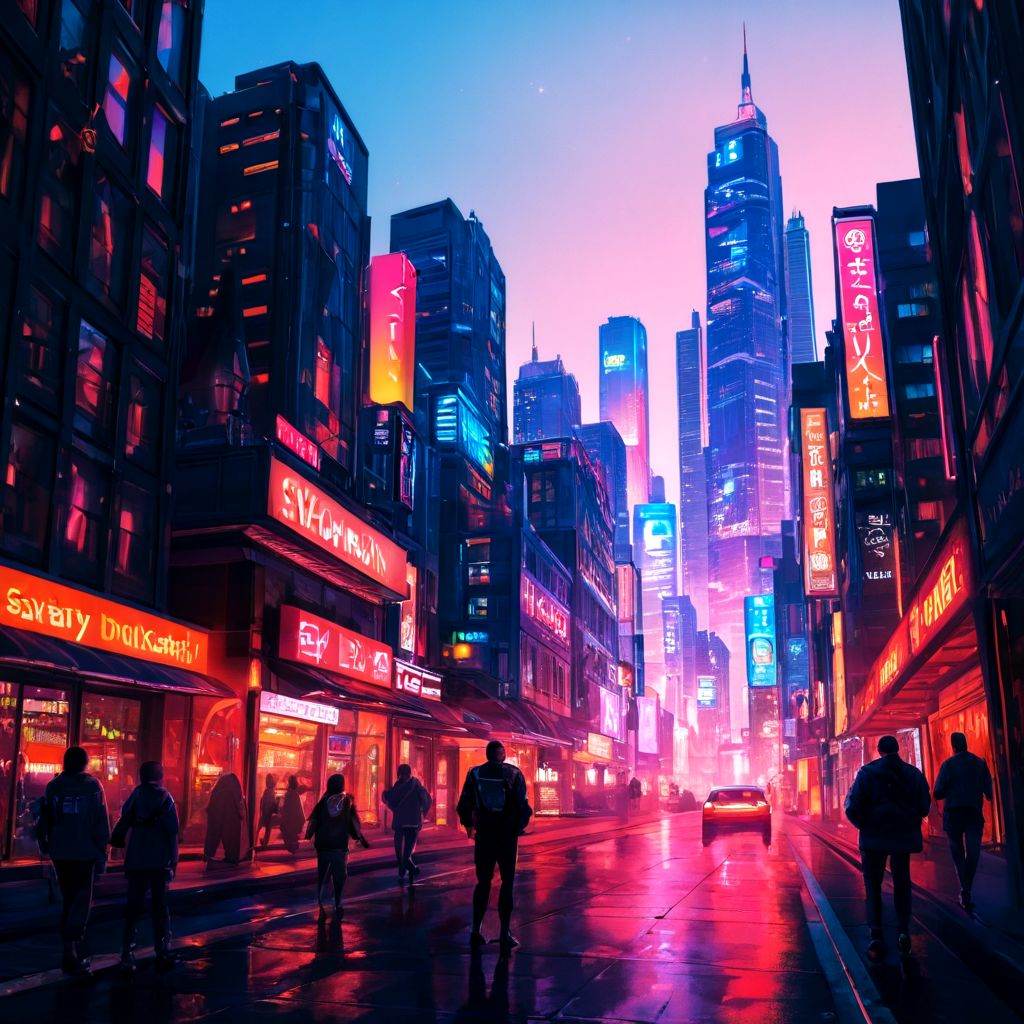 cyberpunk,  stylized by Hugo Pratt and ,  [concept art on Tensor.Art