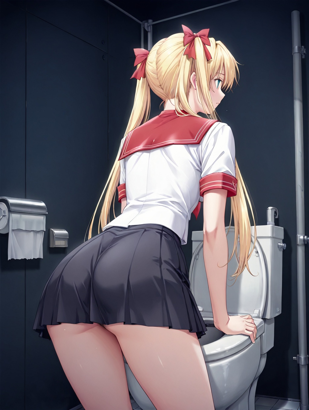 akehime saki,  twintails,  1girl on Tensor.Art
