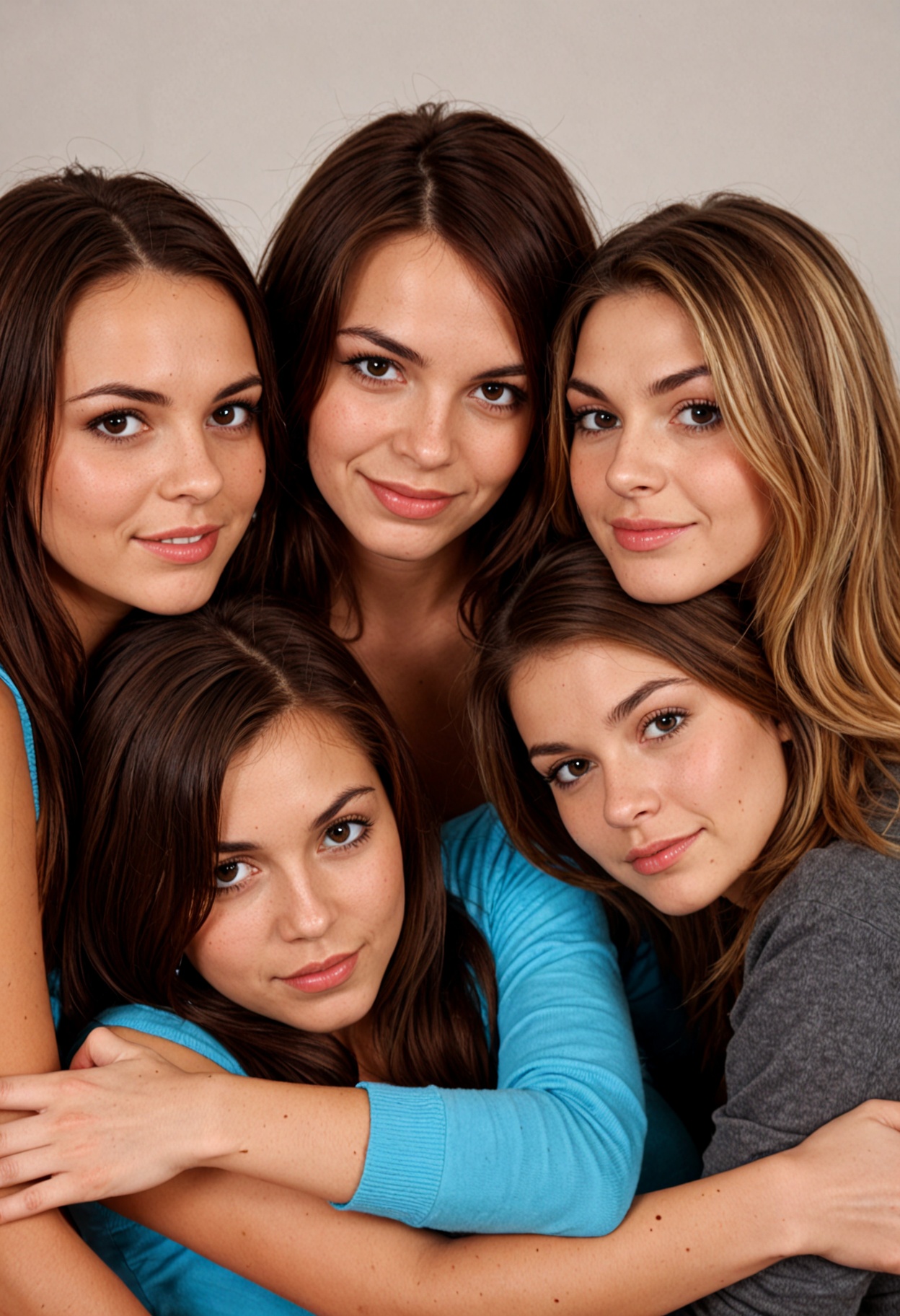4girls,  multiple women,  blonde on Tensor.Art