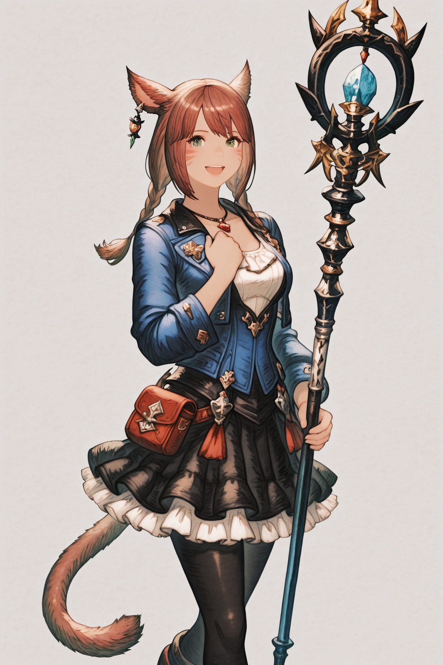 Maeka Style,  1girl,  animal ears on Tensor.Art