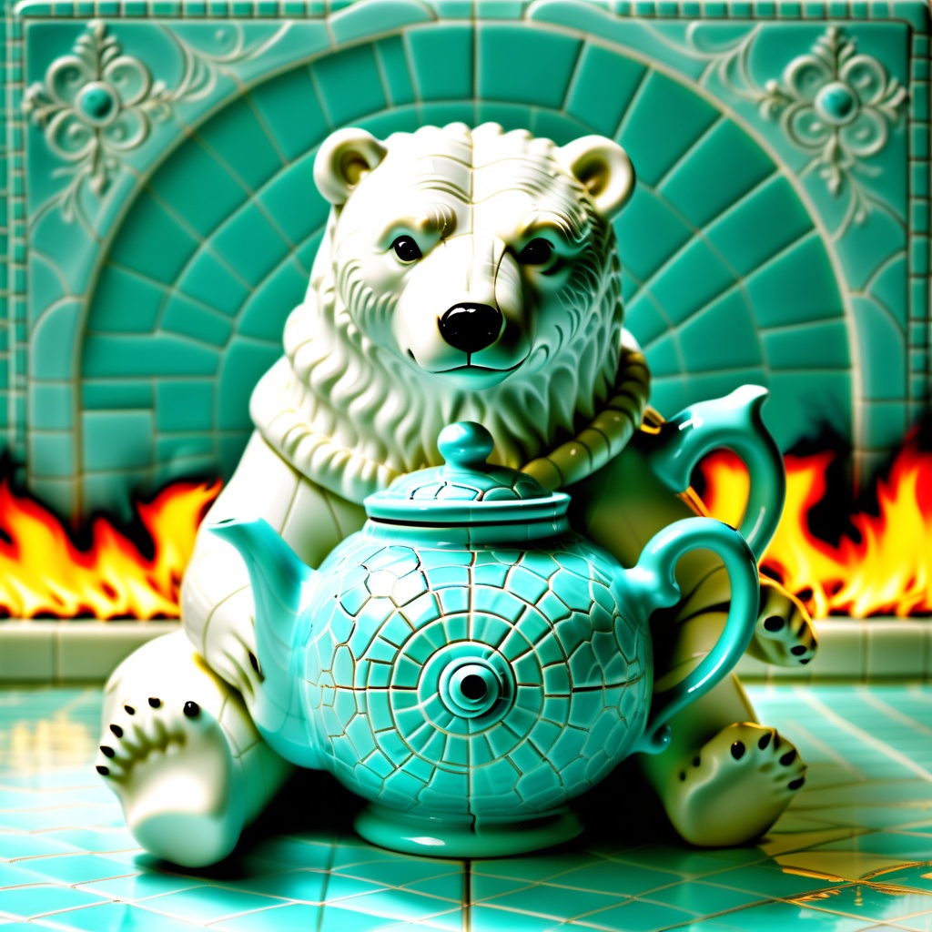 polar bear,  genderswap (mtf),  arch on Tensor.Art