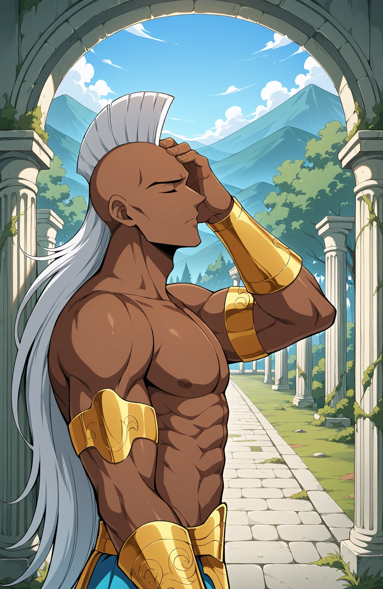ss_krishna,  dark-skinned male,  solo on Tensor.Art