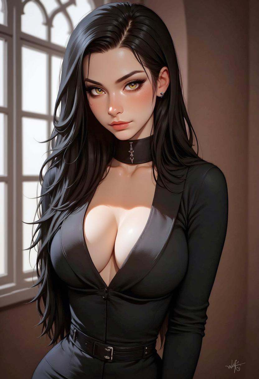 lady deathstrike. Realistic anime style. on Tensor.Art