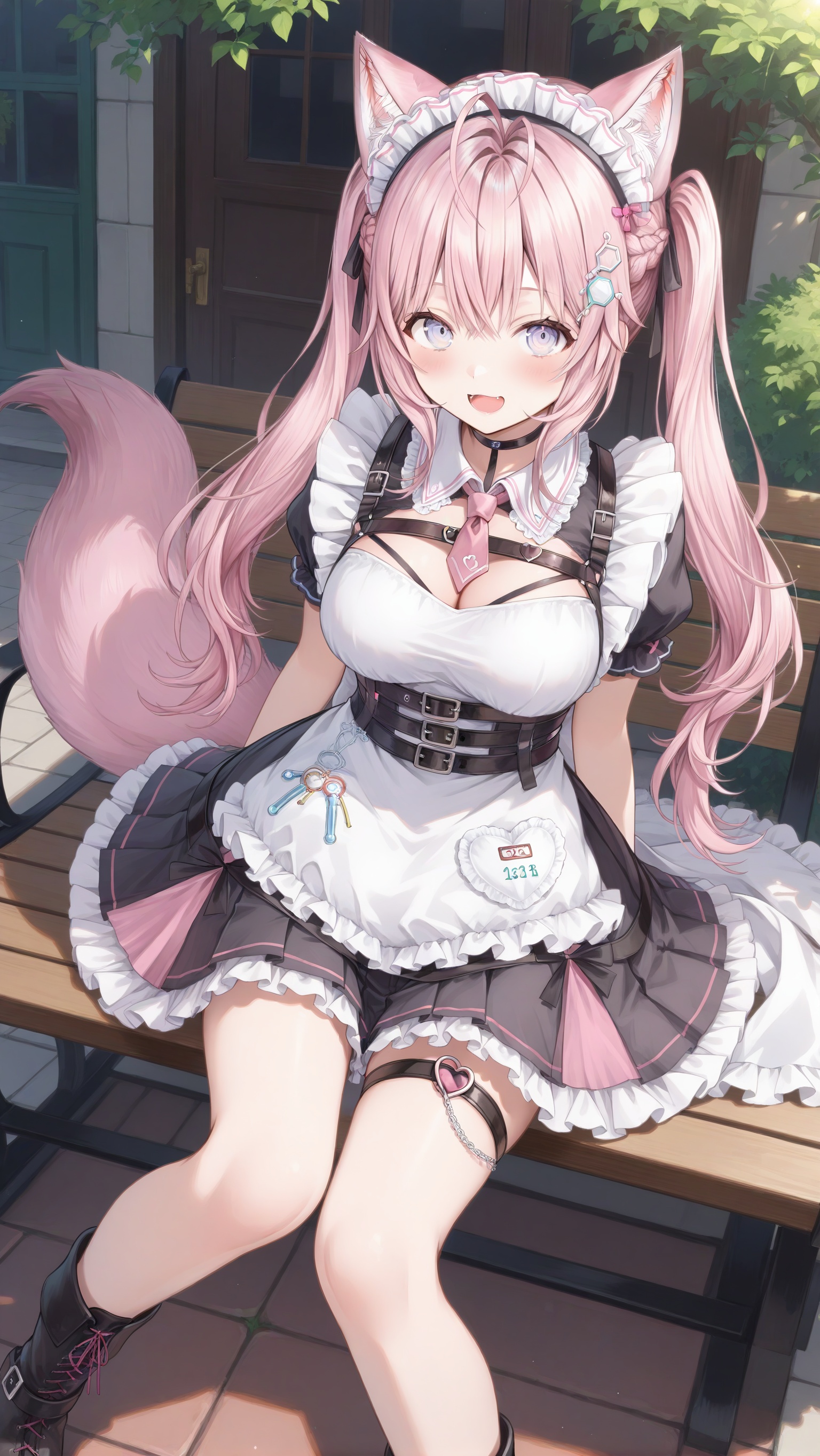 1girl,  koyori maid,  hakui_koyori on Tensor.Art