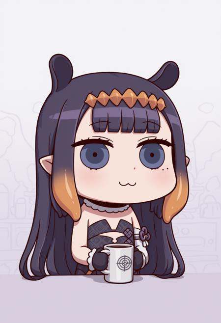 april fools,  chibi,  ninomae ina'nis on Tensor.Art