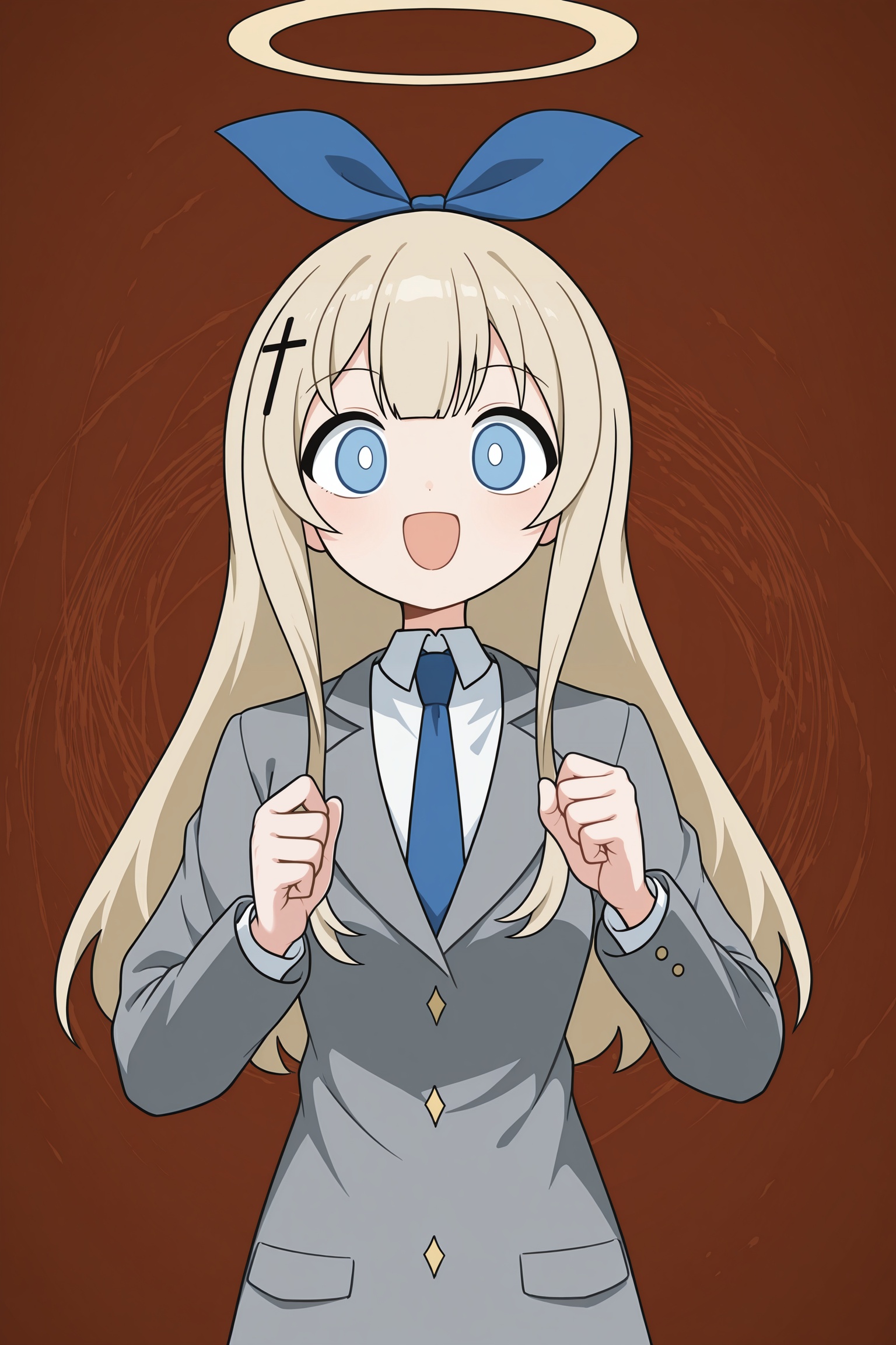 tenshi (tententengokujigokugoku),  bright pupils,  blue eyes on Tensor.Art