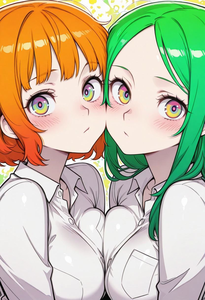 darling_darling_style,  best quality,  2girls on Tensor.Art