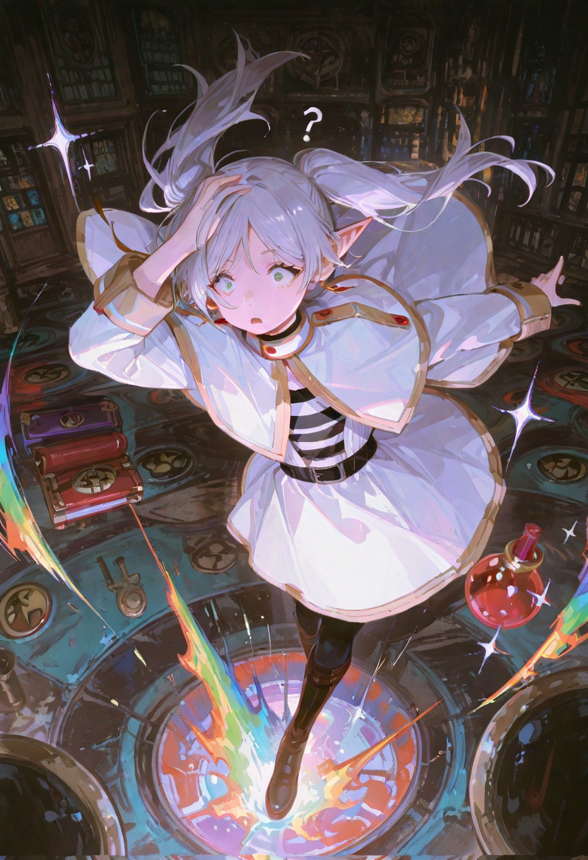 frieren_(sousou_no_frieren),  1girl,  solo on Tensor.Art