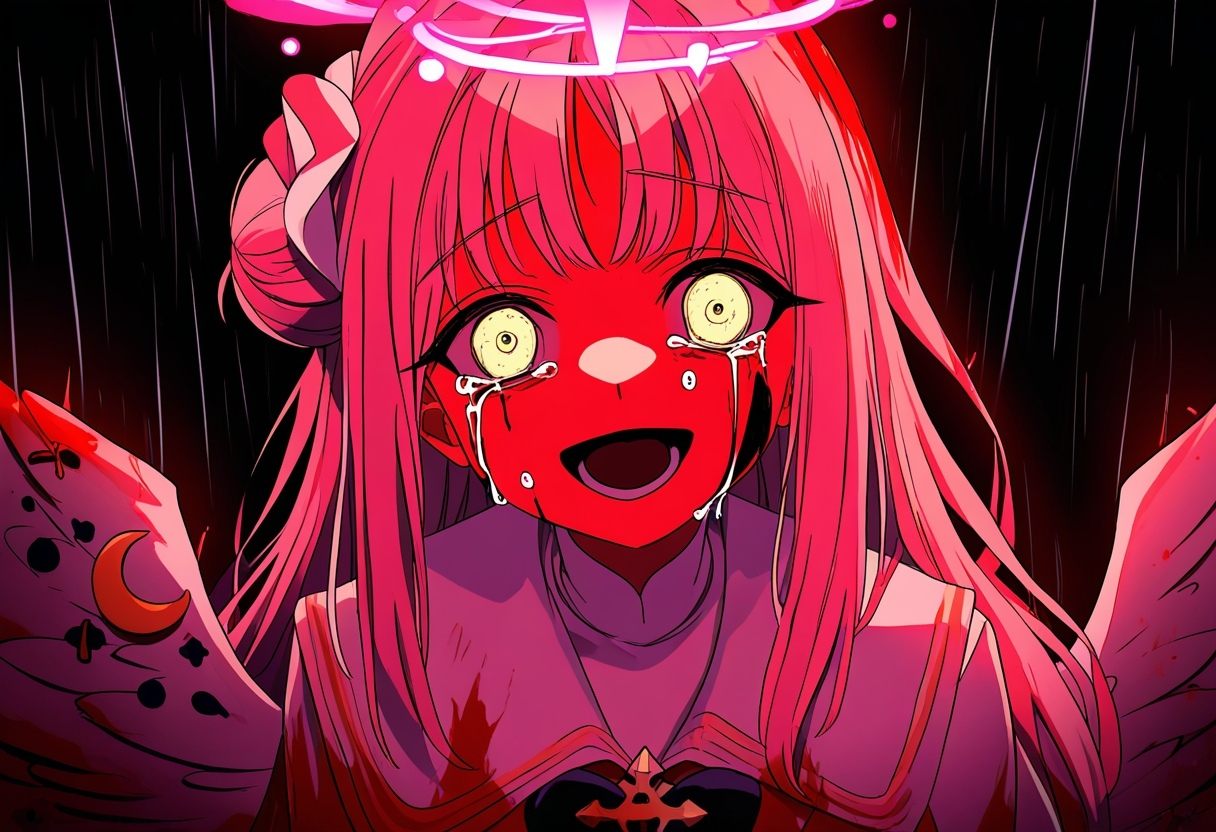 1girl,  red theme,  solo on Tensor.Art