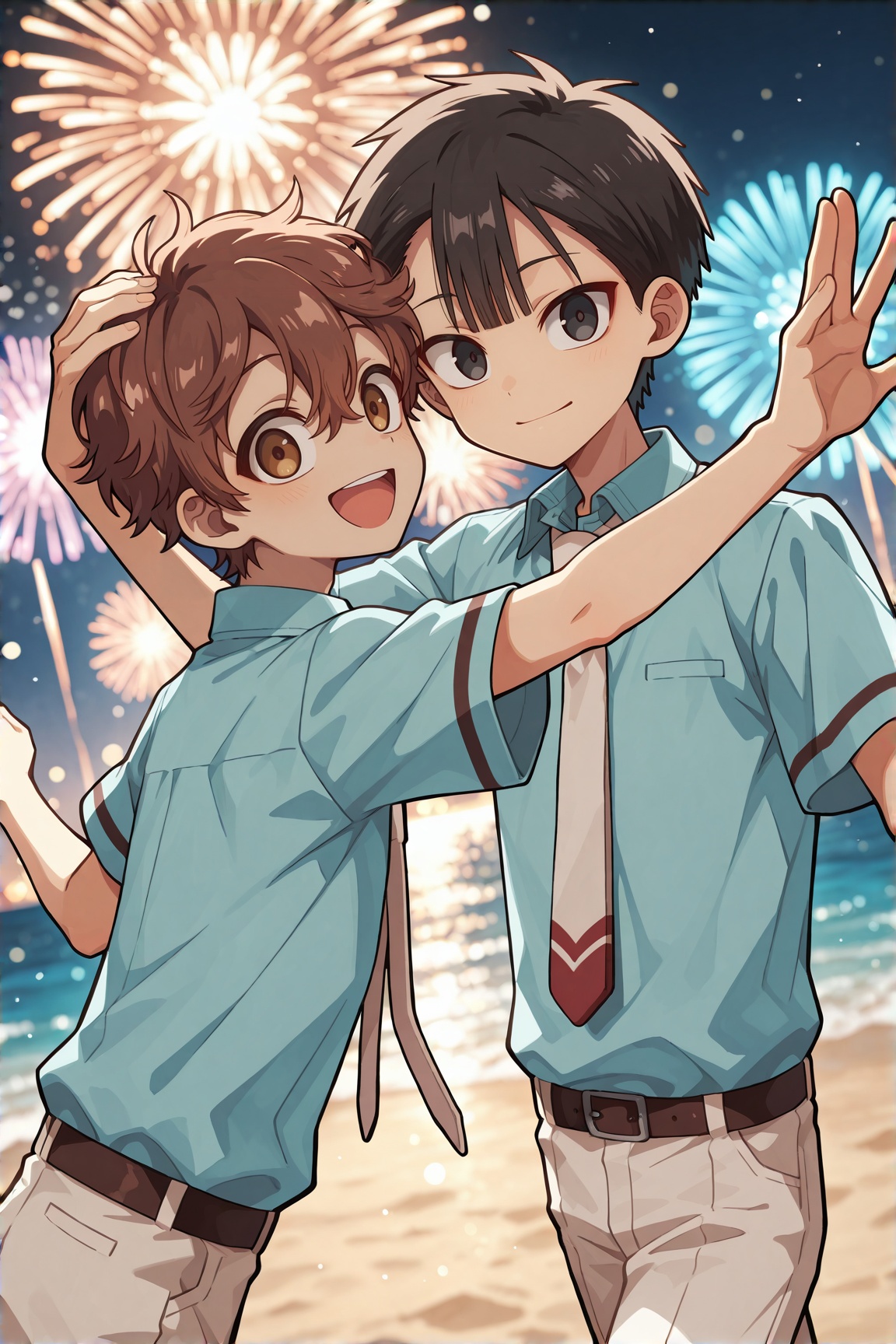 2boys,  male focus,  yokoosh on Tensor.Art