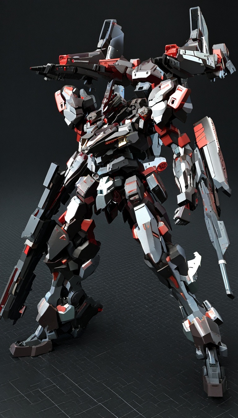 professional 3d model of ,  mecha,  full body on Tensor.Art