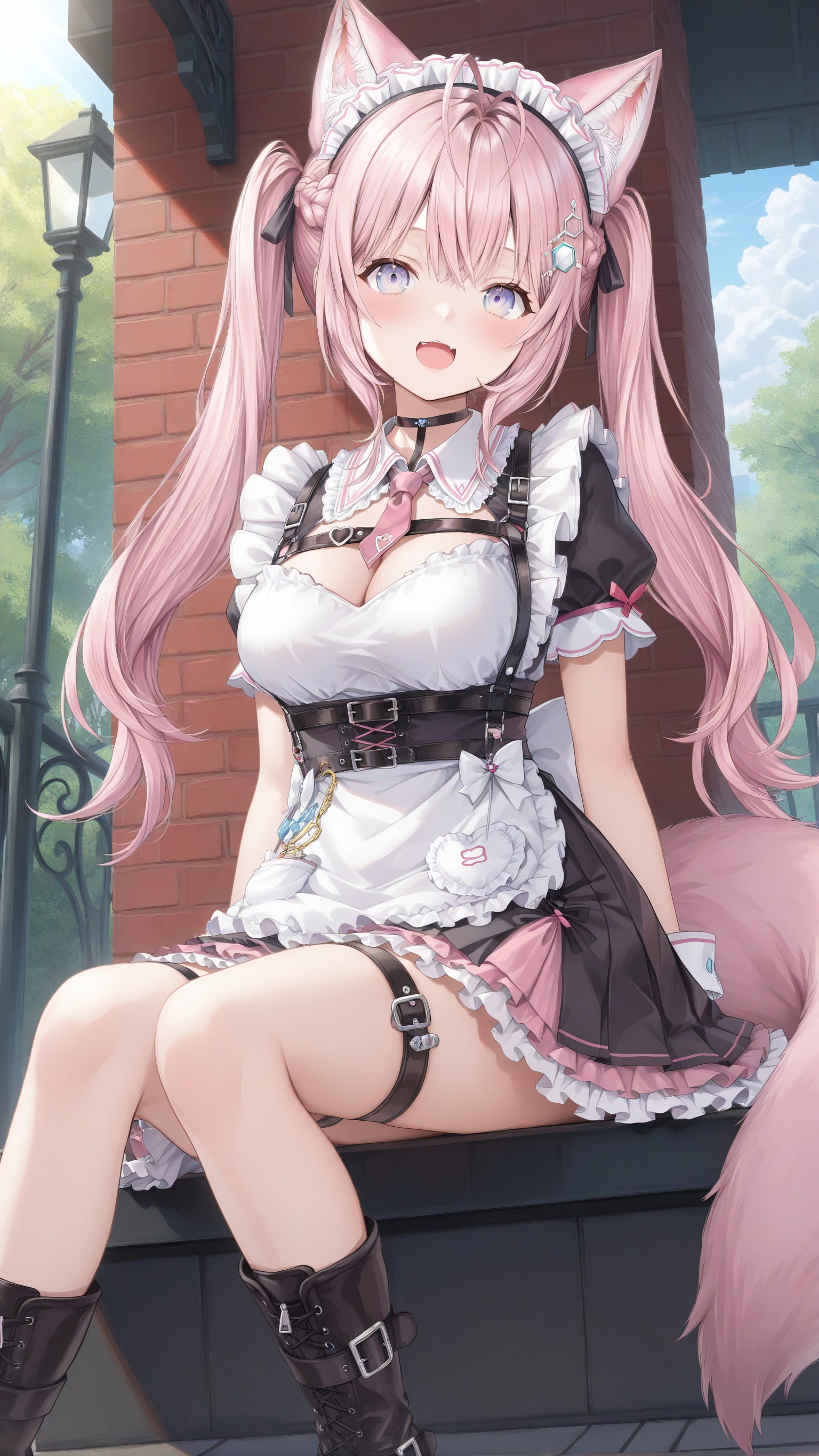 1girl,  koyori_maid,  hakui_koyori on Tensor.Art