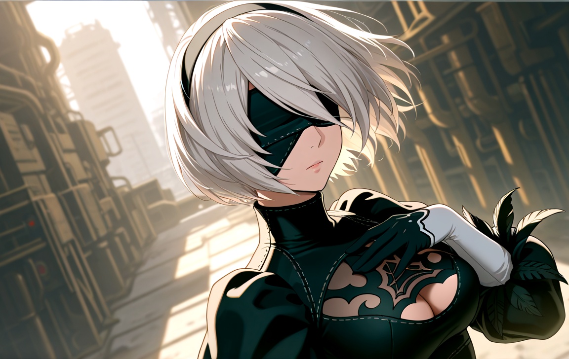 2b (nier:automata),  female,  solo on Tensor.Art