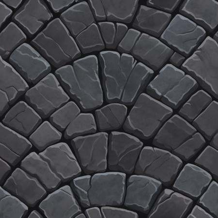 2d seamless hand-painted texture of stone pavers,  fan pattern,  chiseled edgesmasterpiece on Tensor.Art