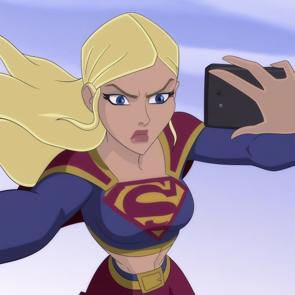 1girl,  Kara Zor-El,  blonde hair on Tensor.Art