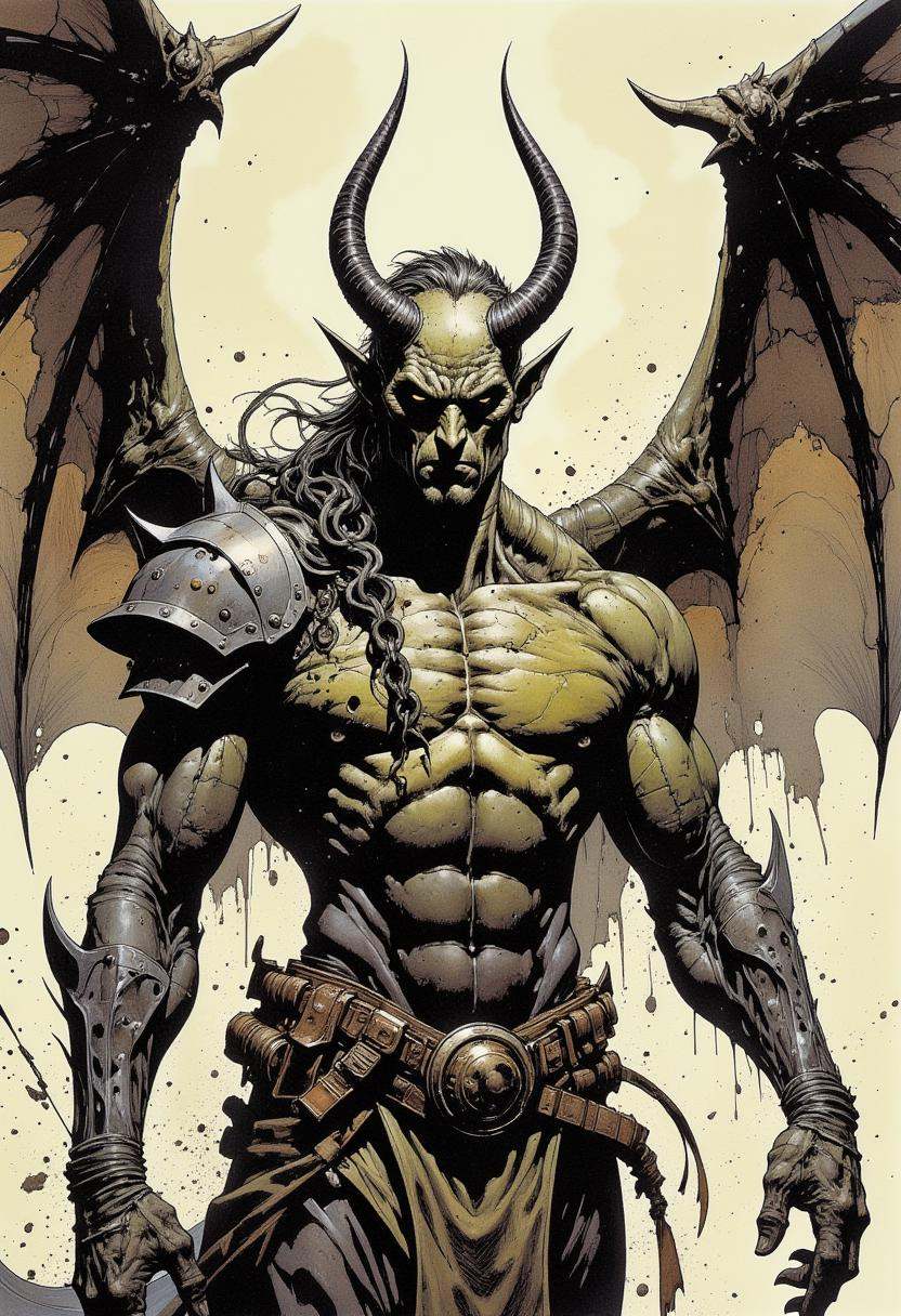 Comic book style,  cybernetic dragonborn,  dragon wings on Tensor.Art