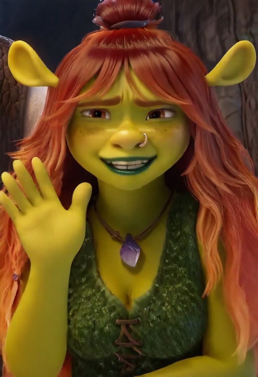 felicia_shrk5,  1girl,  female ogre on Tensor.Art