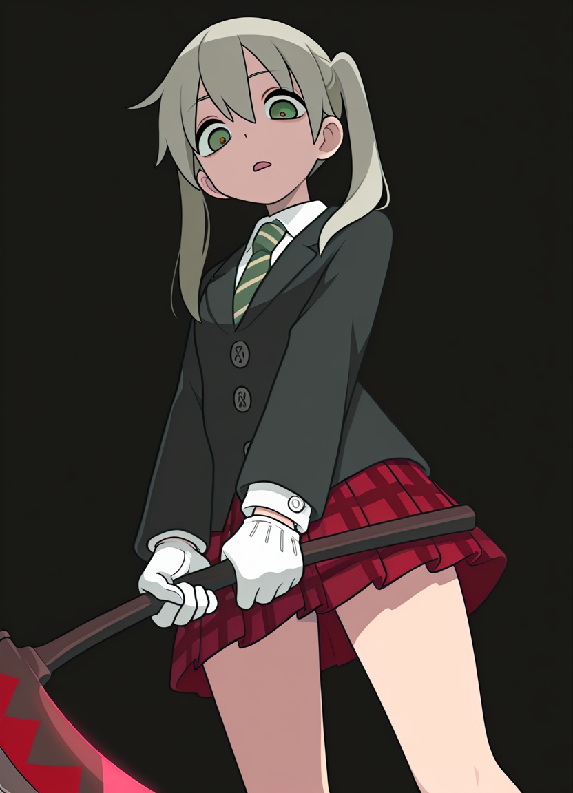 maka albarn,  1girl,  scythe on Tensor.Art