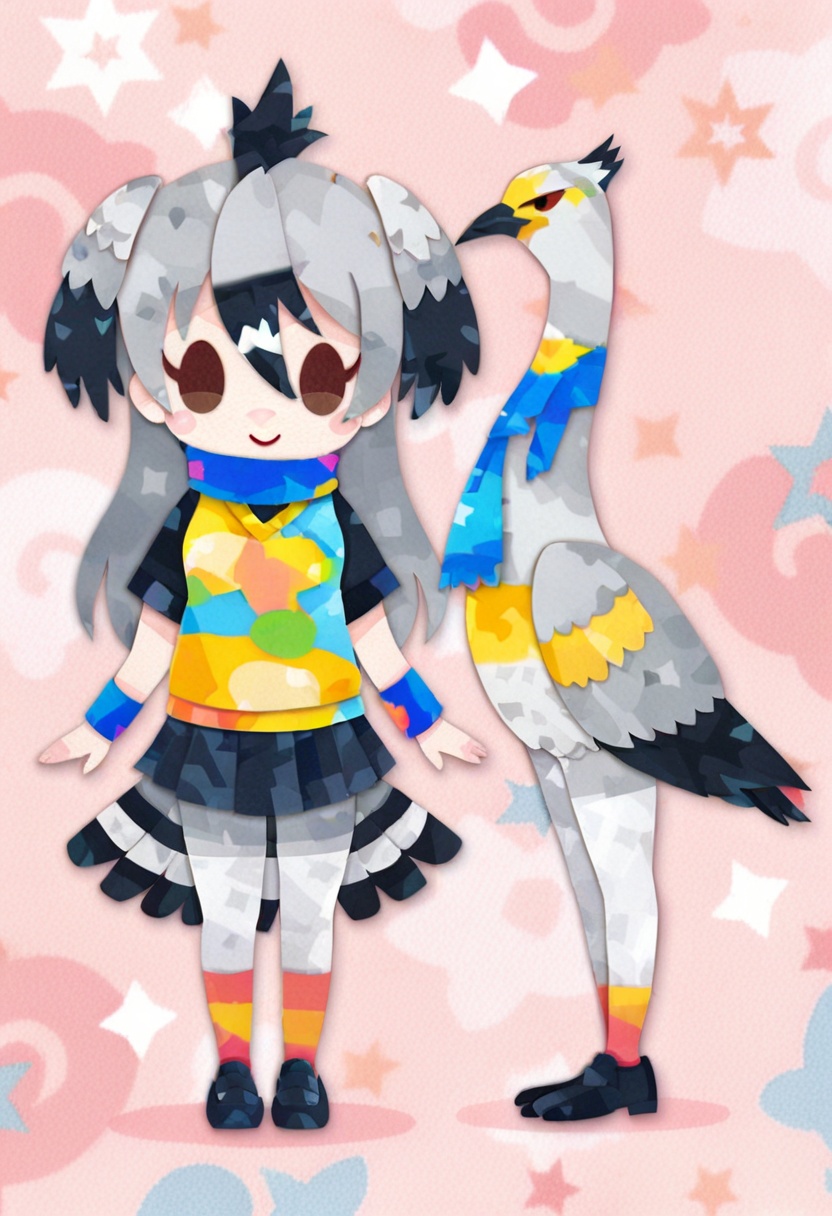 chibi,  1girl,  creature and personification on Tensor.Art