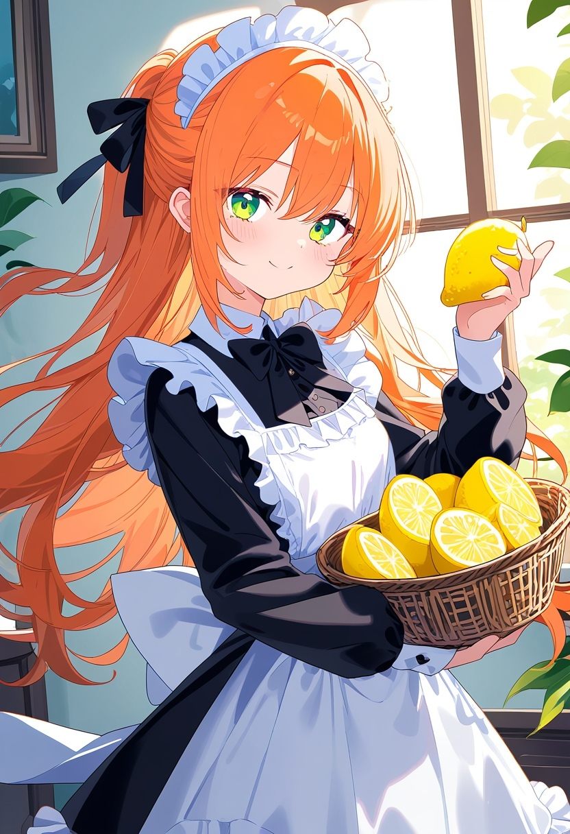 1girl,  indoors,  fruit on Tensor.Art