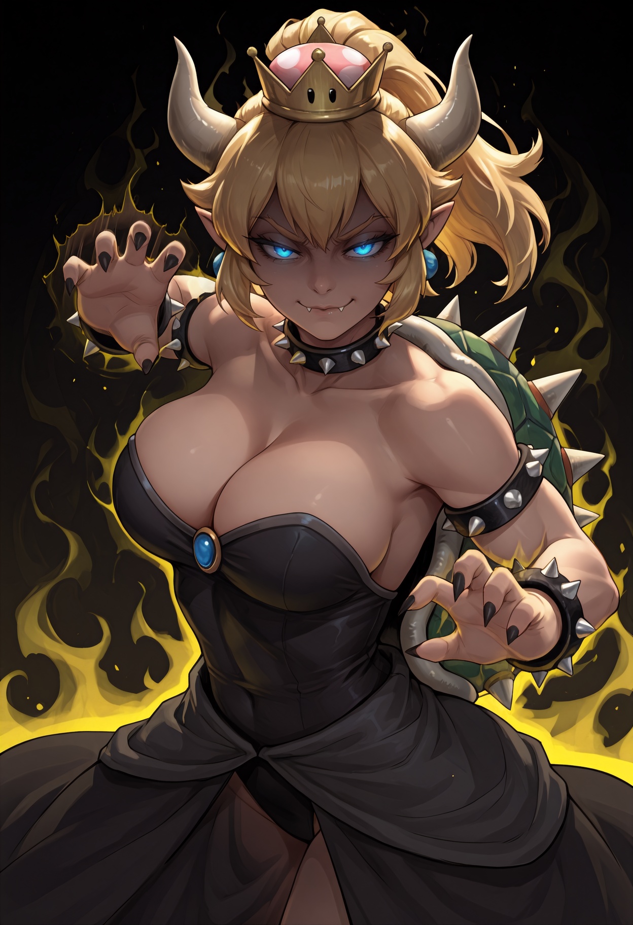 masterpiece,  best quality,  black background on Tensor.Art