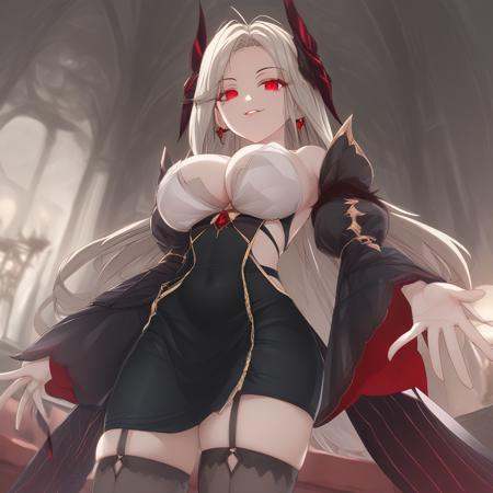 1girl,  red eyes on Tensor.Art