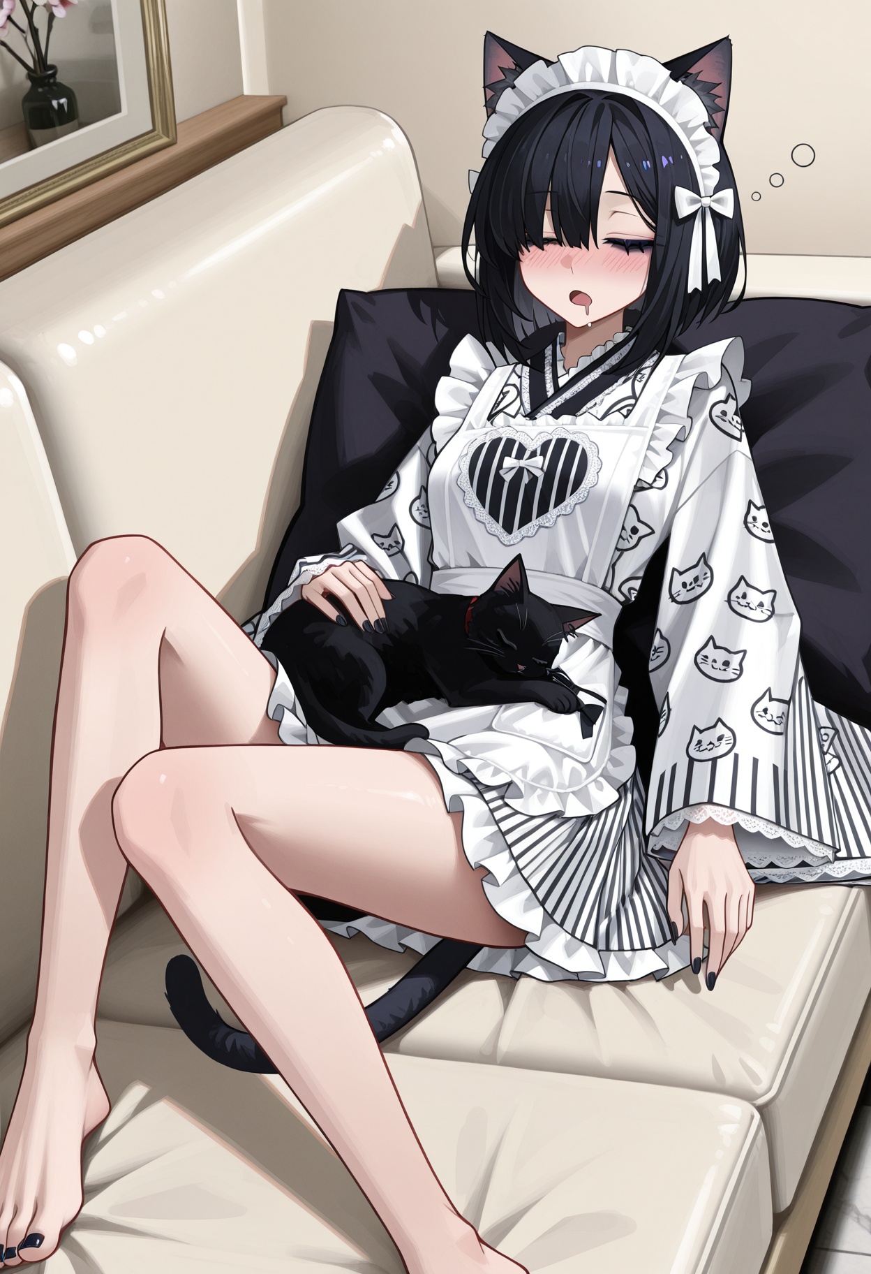 1girl,  catgirl,  skinny on Tensor.Art