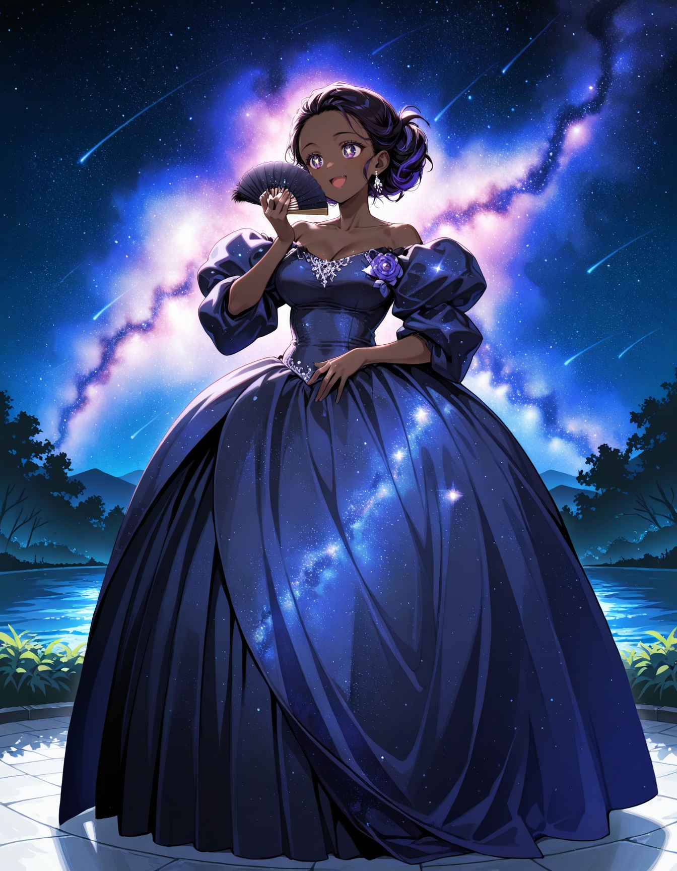 1girl,  solo,  very dark-skinned female on Tensor.Art